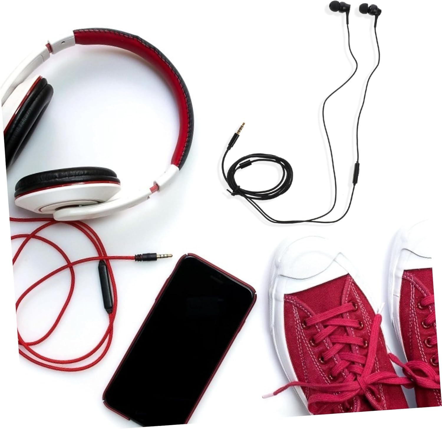 TEHAUX -Ear Headphones Earbuds with Ergonomic Design Strong Bass for Smartphones Tablets Laptops in Random Color image number 1