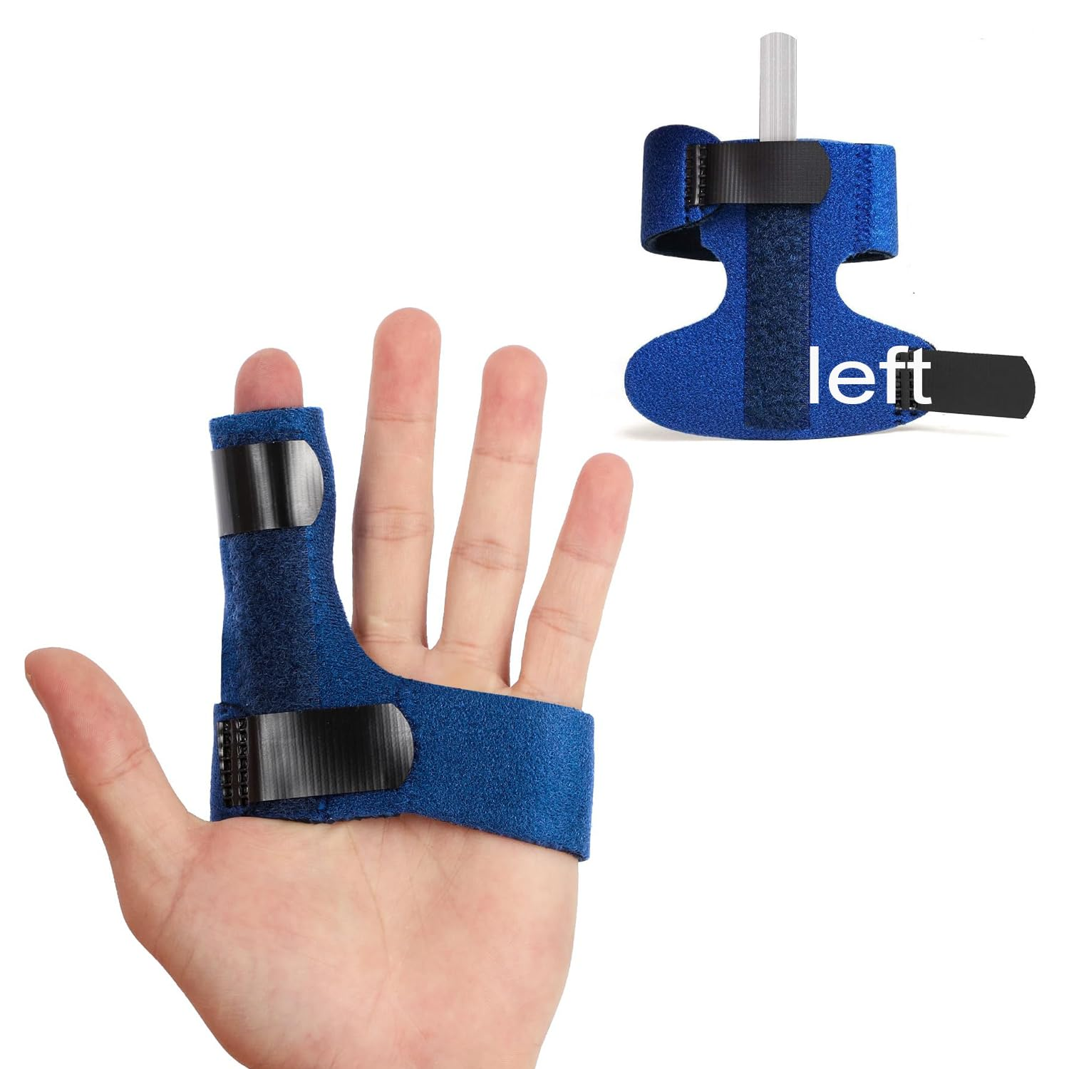 Finger Braces, Trigger Finger Splints for Straightening, Mallet Finger and Broken, Straighteners Provide Support and Relieve-Left
