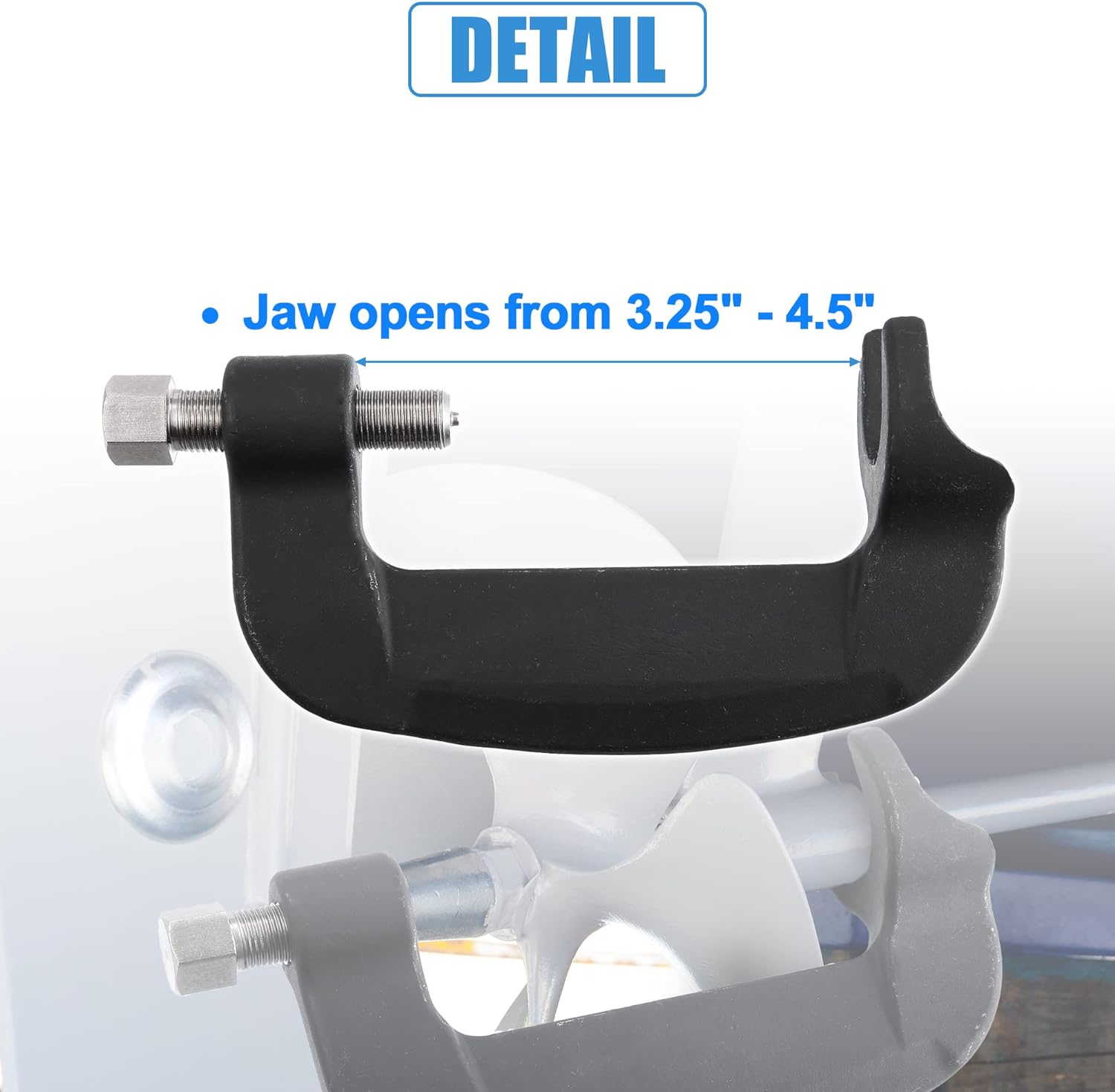X AUTOHAUX Inboard Propeller Puller C Clamp Puller for Ski & Wakeboard Surf Propellers Fits 3/4" to 1-1/8" Shaft image number 5