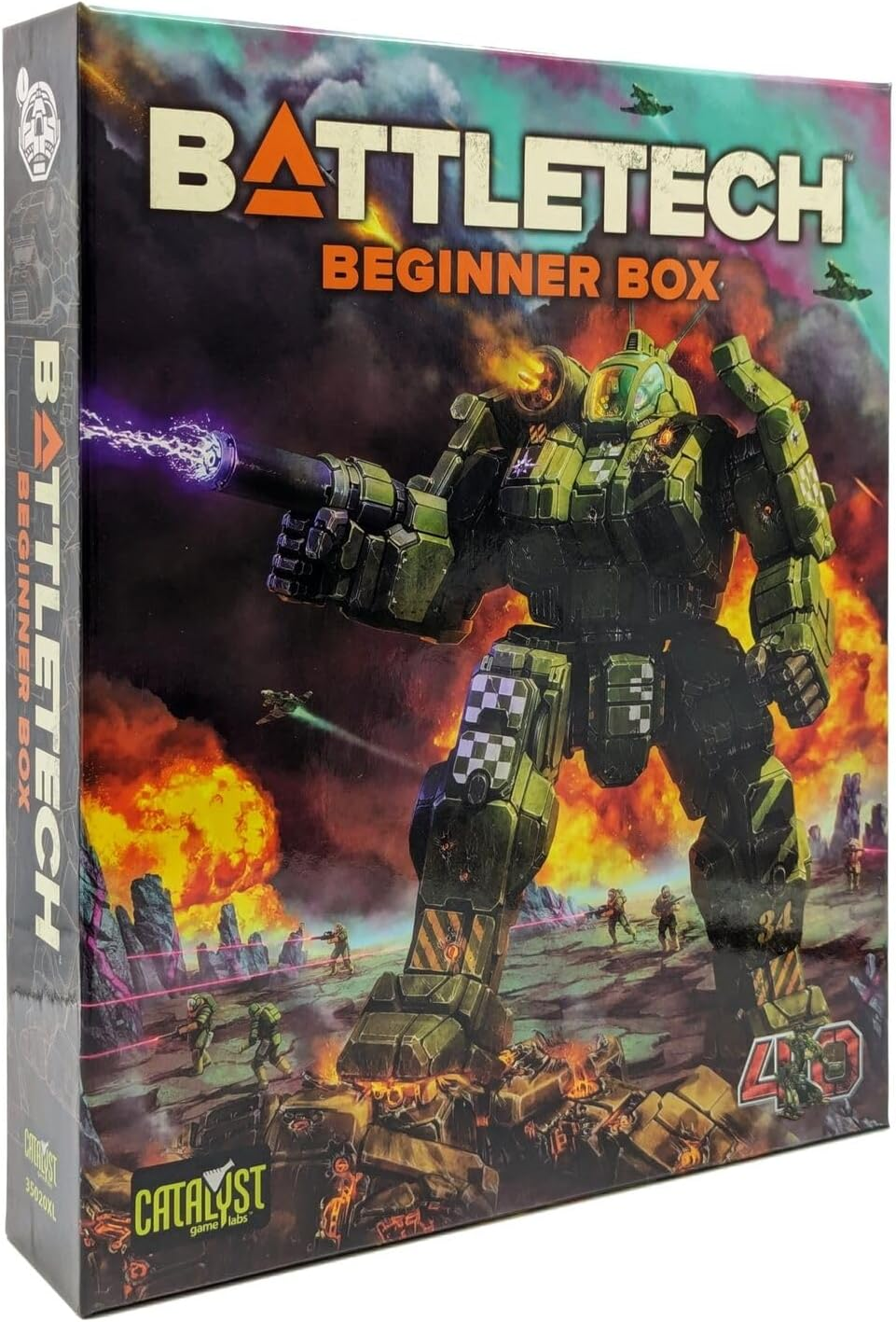 Battletech Beginner Box 40Th Anniversary by Catalyst Game Labs, Strategy Board Game, for 2 Players and Ages 14+ image number 1