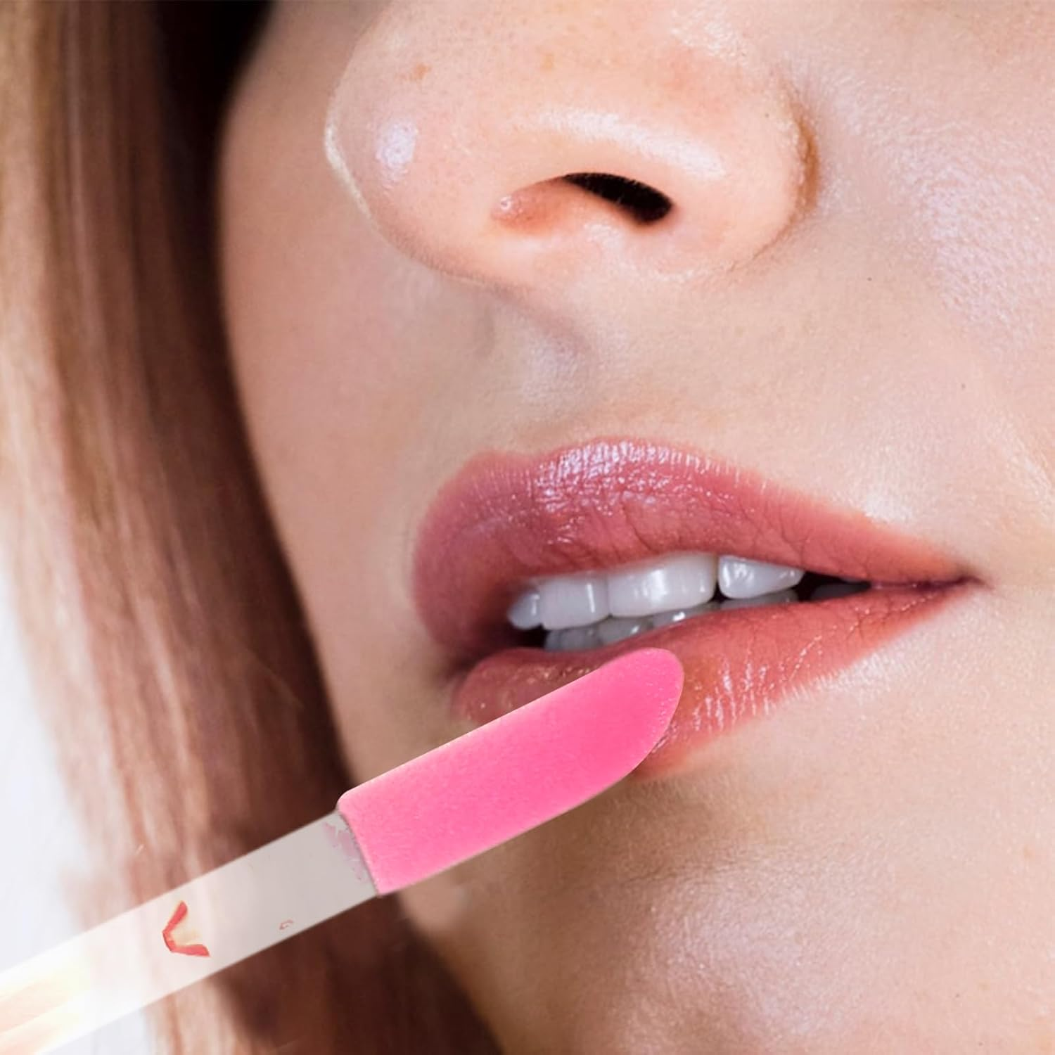 Boobeen 2PCS Lip Gloss Oil Set, Lip Stain Oil with Moisturizing, Nourishing Fruit Lightweight, for High Shine Finish Makeup image number 3