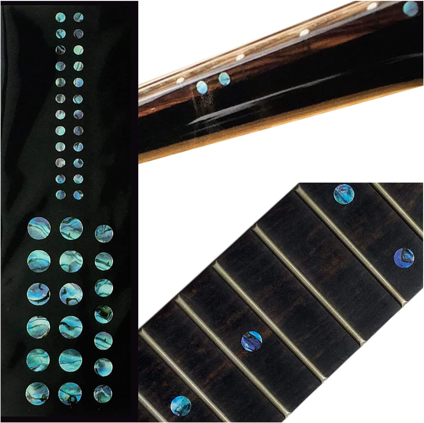 Fretboard Markers Inlay Sticker Decals for Guitar and Bass - Custom Dots Set-Ab image number 4