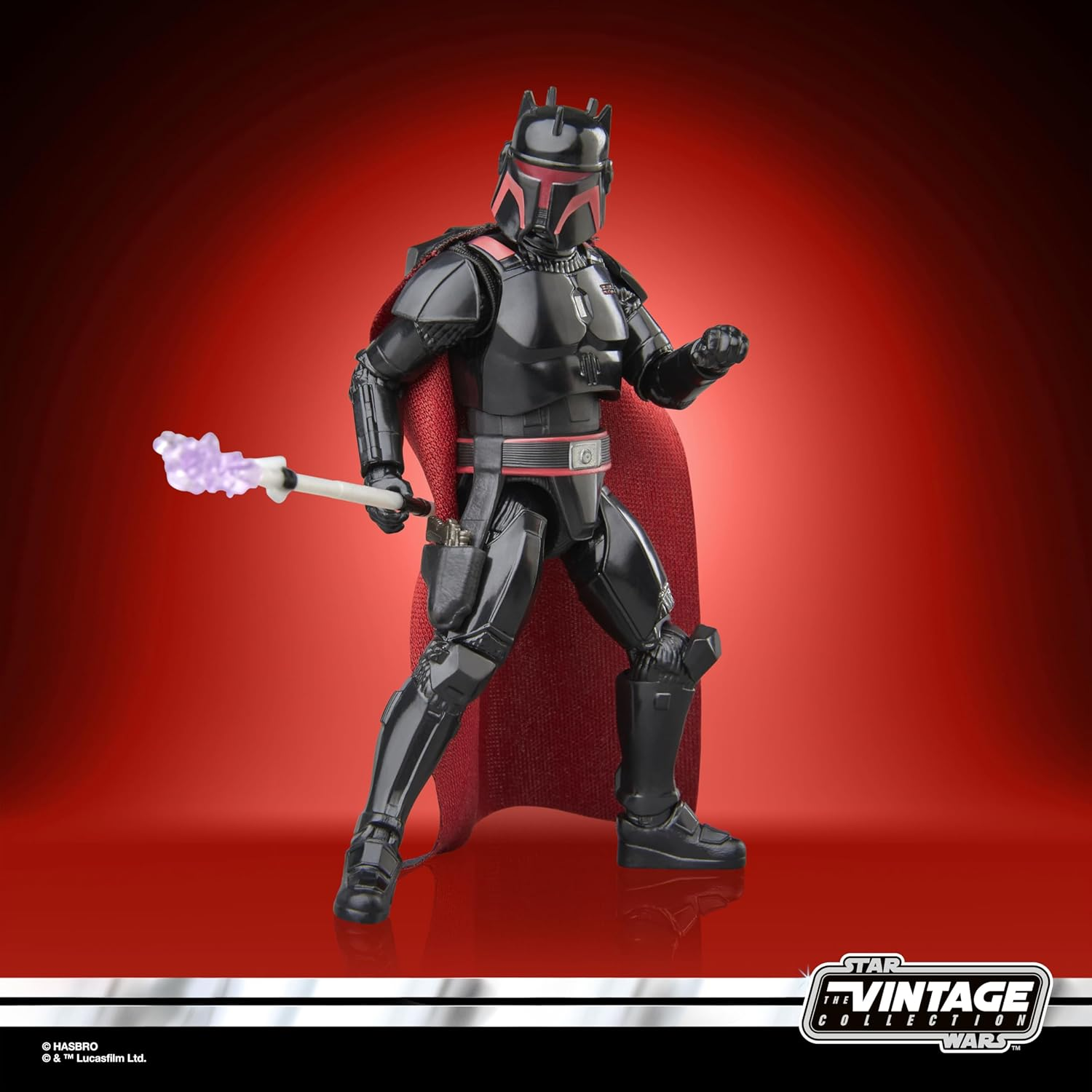 Star Wars the Vintage Collection Moff Gideon (Dark Trooper Armor), Star Wars: the Mandalorian Premium 3.75 Inch Collectible Action Figure image number 5