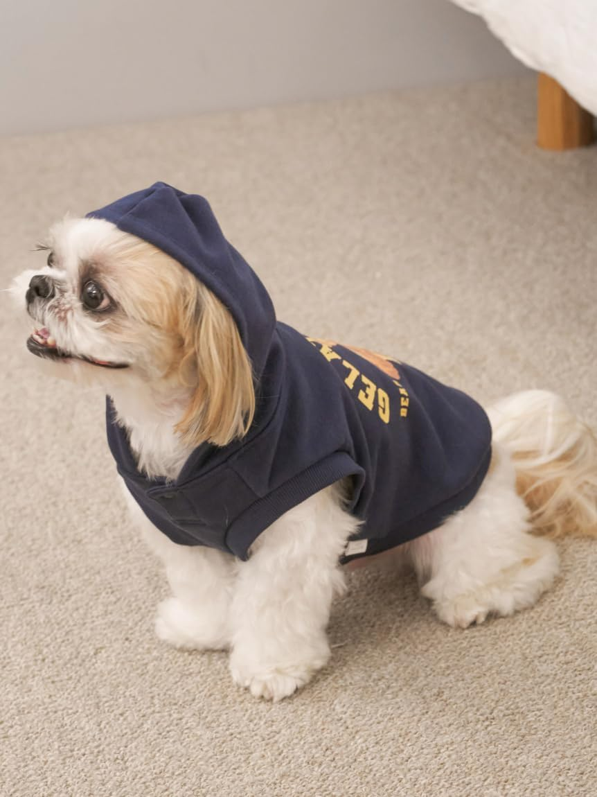 Gelato Pique Cat & Dog PAGG254589 NVY S Sporty Bear Fleece Pullover image number 2