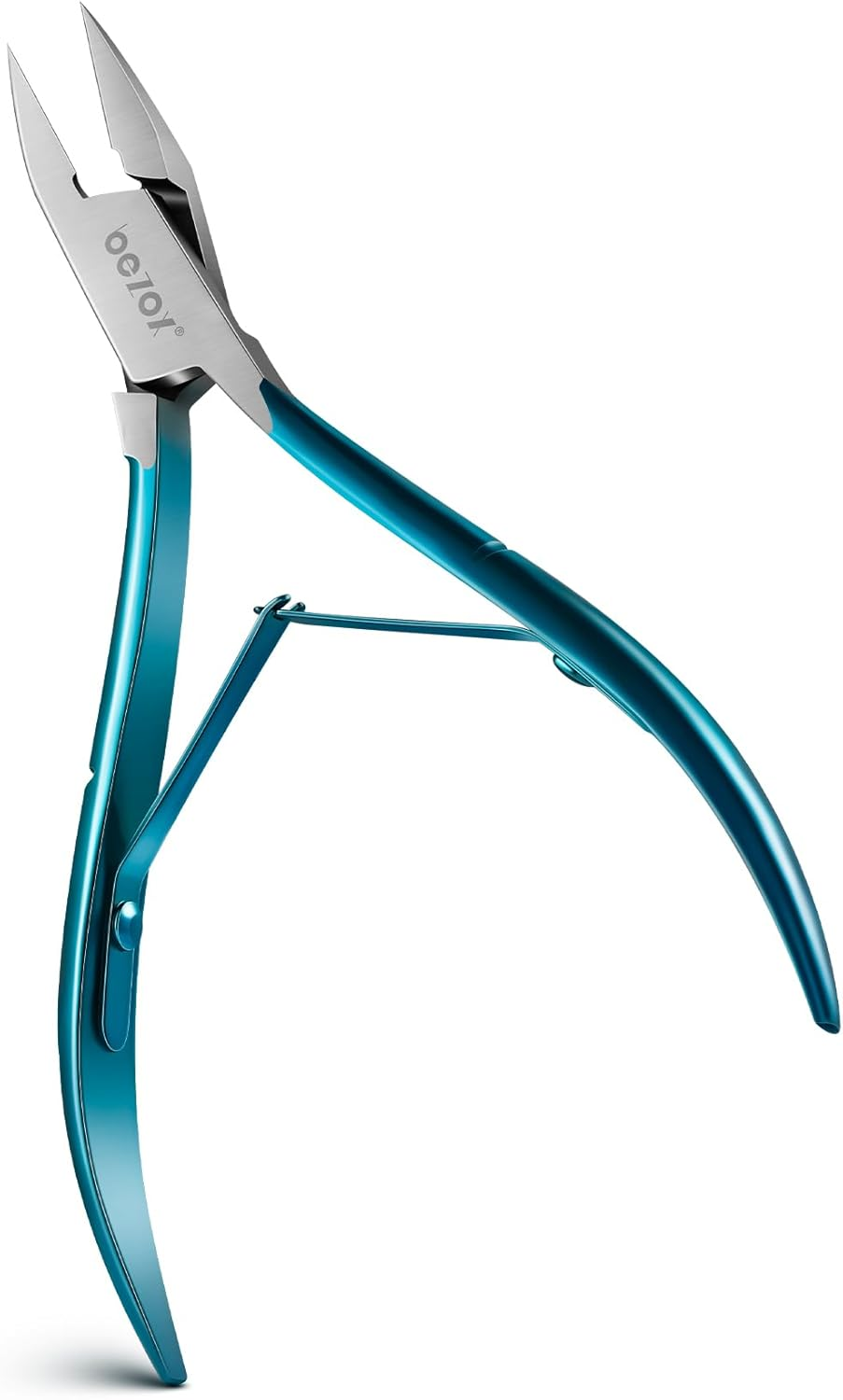 BEZOX BEZOX Straight Blade Toenail Clippers for Seniors Thick Toenails - Wide Open Pointed Jaw Toe Nail Clippers for Ingrown Nails, Precision Grooming Toenail Scissors for Healthy Nails - Black