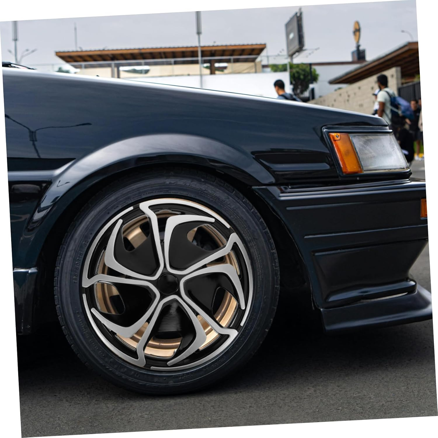 ULTECHNOVO Automotive Hubcaps Wheel Rim Protector Wheel Cover Car Stylish Designs for Car Appearance image number 5