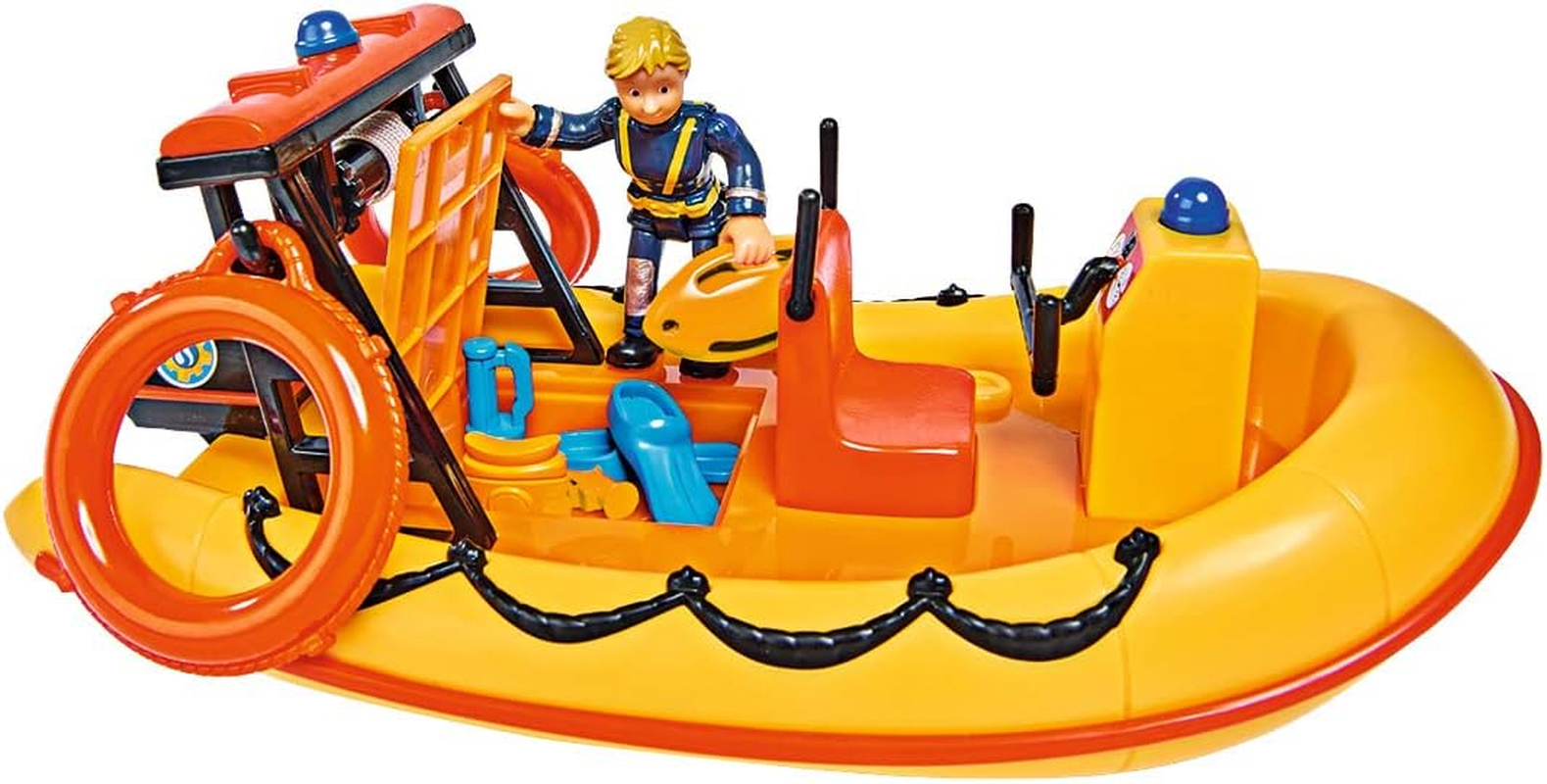 Simba - Fireman Sam Neptune Boat, 20 Cm, with Penny Action Figure, from 3 Years image number 4