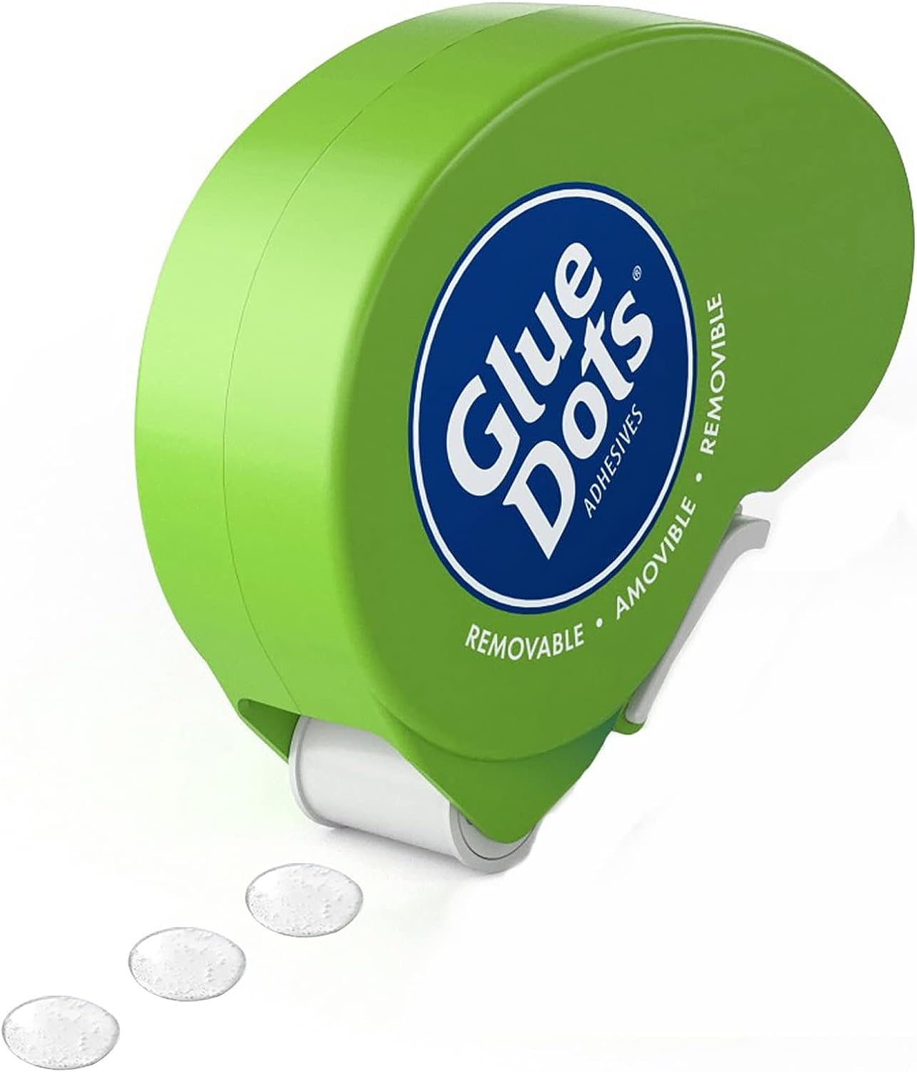 Glue Dots Removable Dot N' Go Dispenser with 200 (.375 Inch) Removable Adhesive Dots (03669E) image number 2