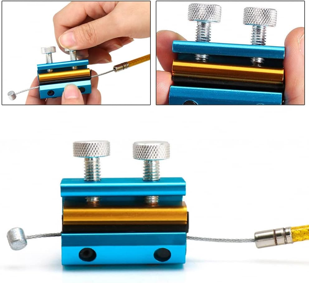 Windance Motorcycle Aluminium Cable Lube Tool, Throttle Clutch Brake Cable Lubrication Luber,Twin-Clamp Cable Oiler image number 1