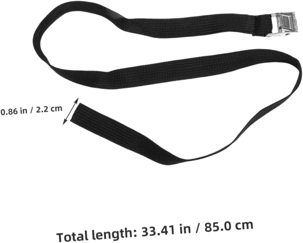 EXHUMKY 3Pcs Adjustable Surfboard Travel Straps with Metal Buckle Heavy Duty Elastic Lashing Straps for Luggage Secure Transport Outdoor Fitness Gear Carrying image number 4