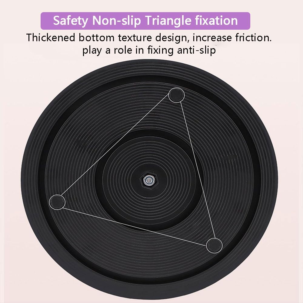 Ab Twist Waist Disc Board with Handles - Adjustable Twisting Trainer with Massage Foot Sole - Rotating Balance Disc for Slimming Waist, Abs, Arms, Hips & Thighs Home Workout image number 5