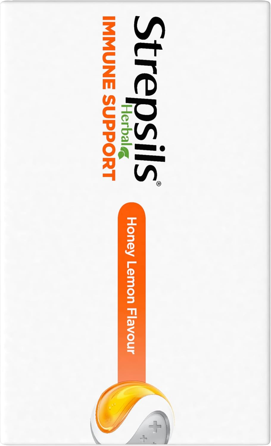 Strepsils Herbal Immune Support Lozenges, Honey Lemon, 32 Pack