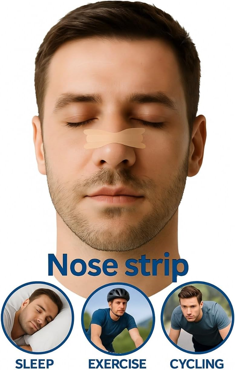 Nasal Strips for Better Breath &ndash; Comfortable Nose Strip for Sleeping, Exercise, Cycling & Hiking 50 Count (66Mm*19Mm) image number 3