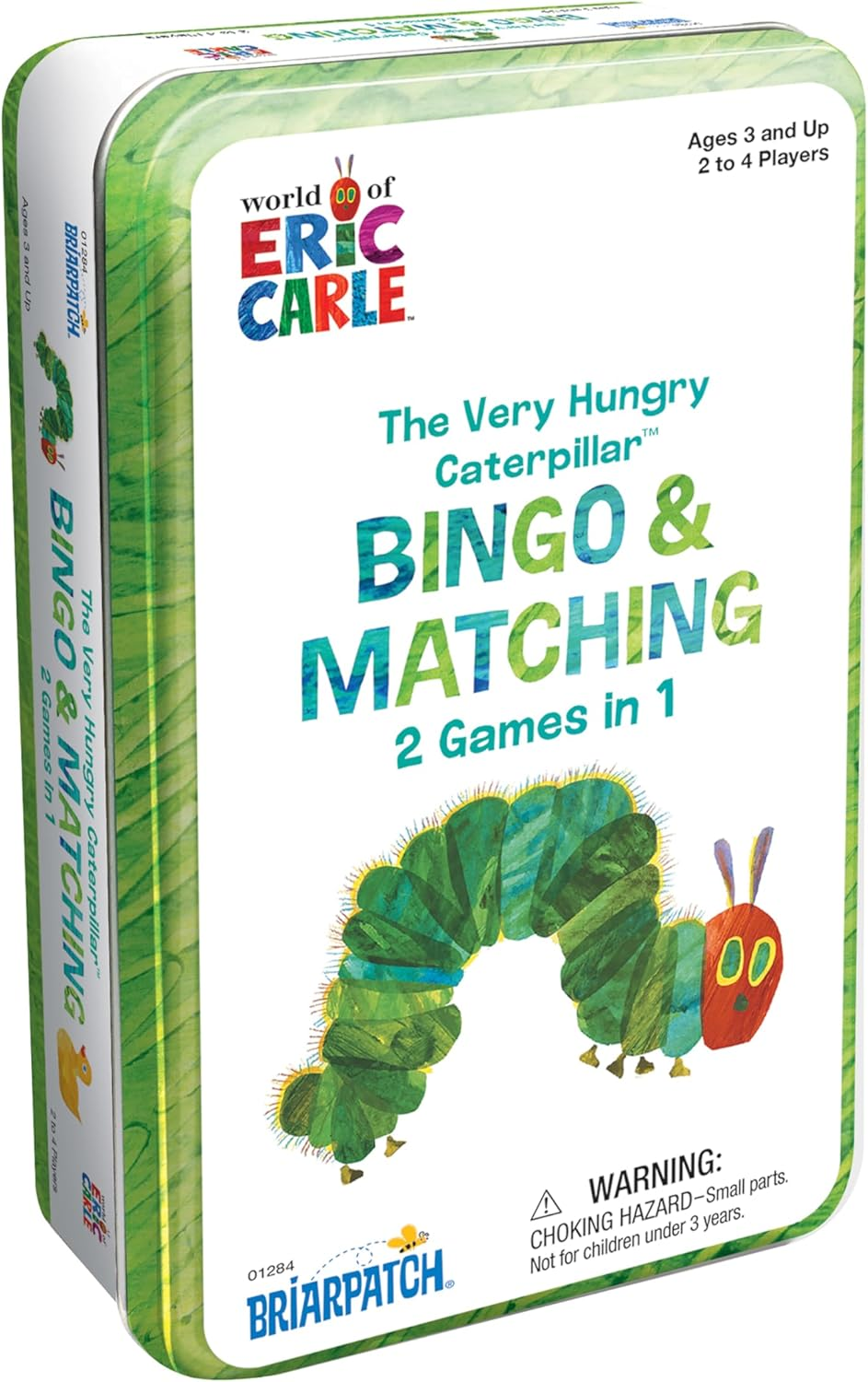 University Games Eric Carle'S Very Hungry Caterpillar Bingo and Matching Tin Card Game image number 1