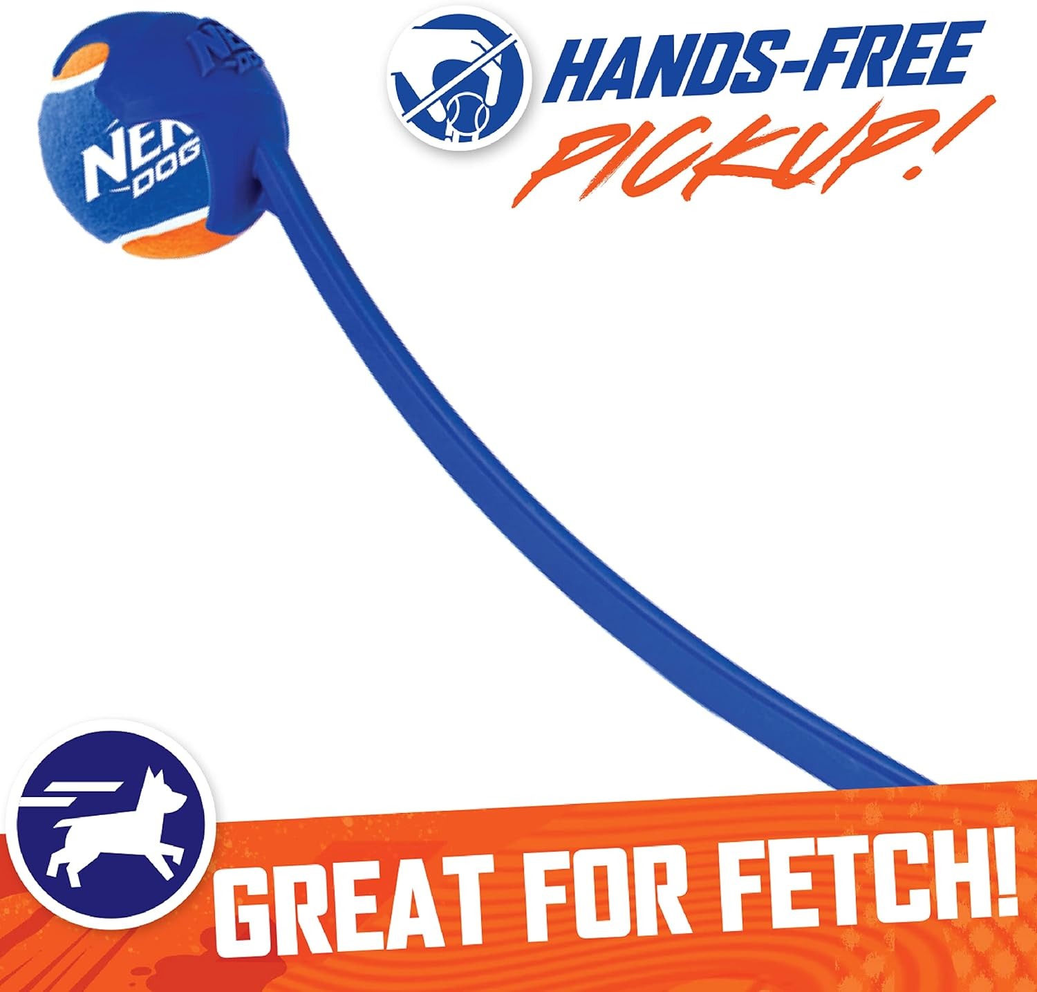 25In Translucent Air Strike Thrower with 2.5In Non-Squeak Tennis Ball and 2.5In Foam-Filled Tennis Ball and 2.5In Non-Squeak Sports Ball and 2.5In Rubber Sonic Ball and 2.5In TPR Glow Sonic Ball image number 2