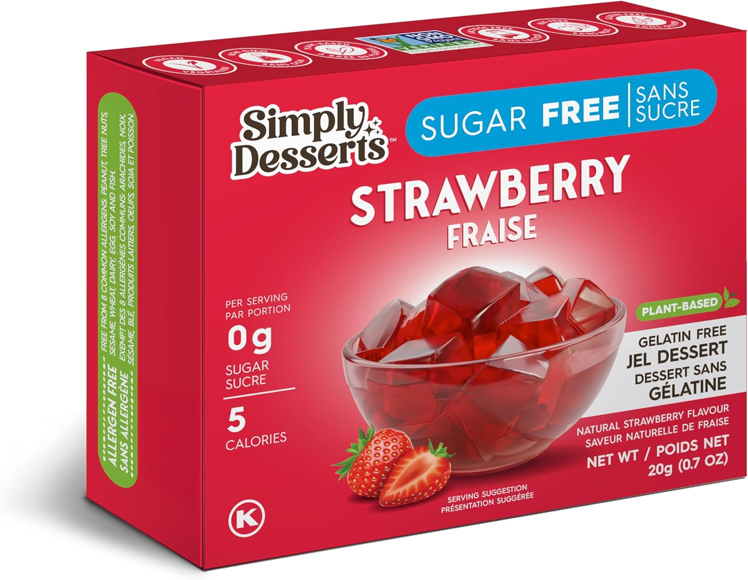 Simply Delish Strawberry Jel Dessert, 20 G image number 5