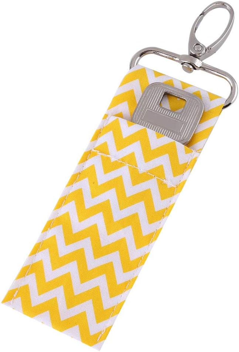 Haofy Lipstick Holder Keychain, Fashionable Design, Convenient Storage, Practical, Easy to Attach, Hot and Fashionable Accessory for Women, Unique Design (Yellow) - Black image number 2