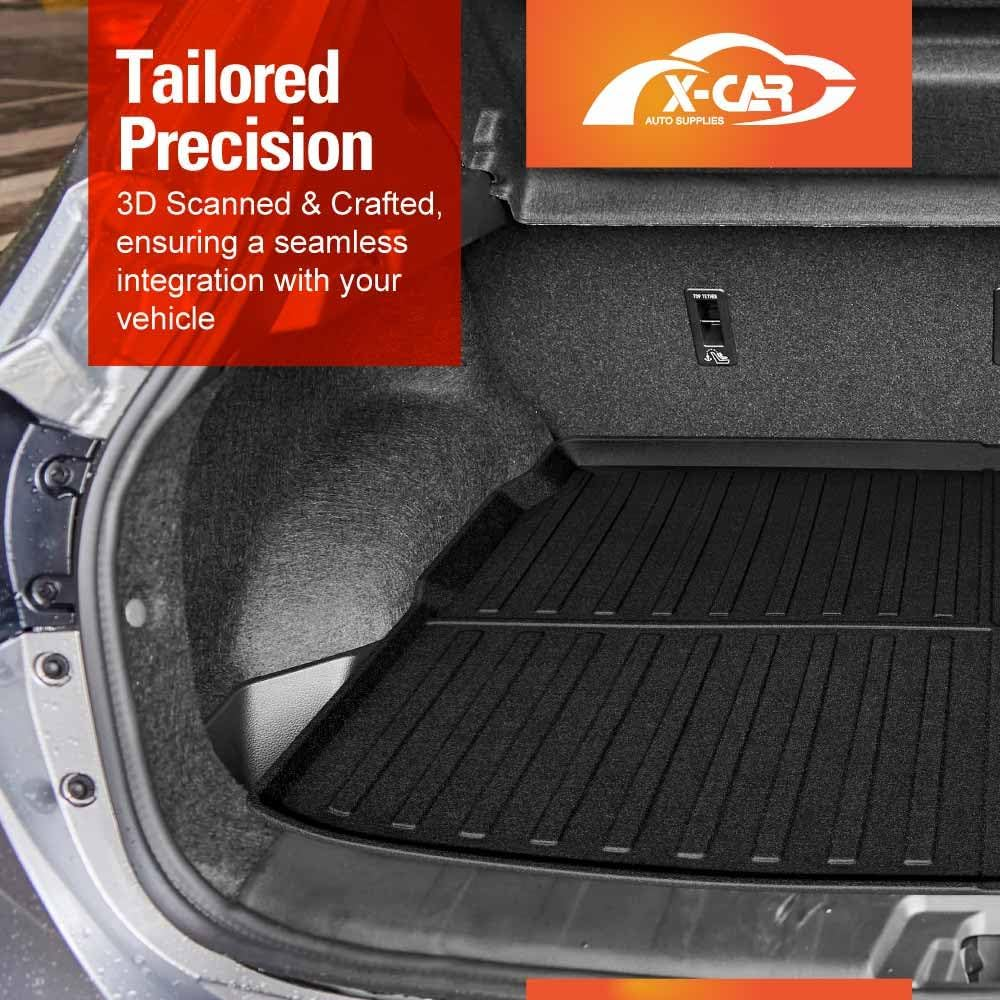 X-CAR Waterproof Cargo Rubber Mat Boot Liner Luggage Tray for Nissan Qashqai 2013-2022 J11 Series image number 6