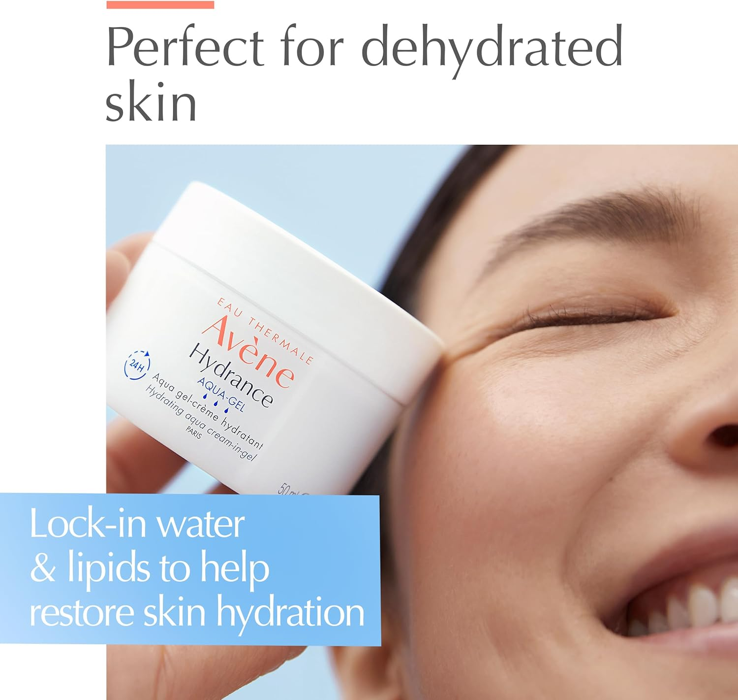 Avene Hydrance AQUA-GEL Hydrating Aqua Cream-In-Gel - for Dehydrated Sensitive Skin 50Ml