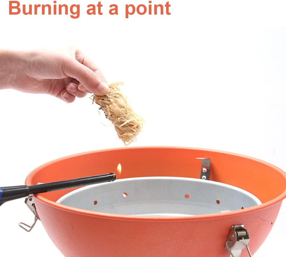 PUCHEN Natural Wood Wool Firelighters, Charcoal Bbqs, Fire Pits, Wood Stoves, Log Burners, Barbecue and Camping Fire Starters image number 5