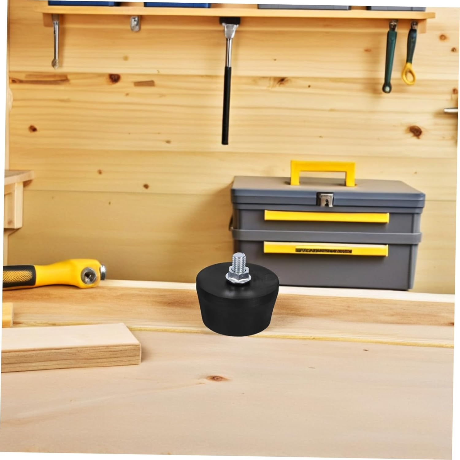 4Pcs Rubber Foot Pads for Air Compressors Heavy Duty Noise Reduction Mounting Feet Oil Resistant Vibration Control for Industrial Machines Elegant Design