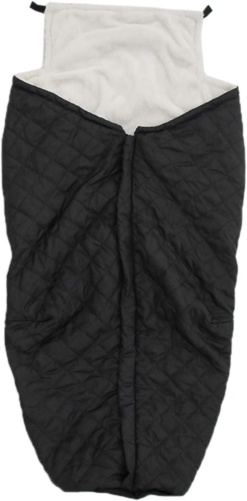 100% Waterproof Fleece-Lined Wheelchair Cozy Cover Windproof for Wheelchairs - Black, 132X65Cm image number 5