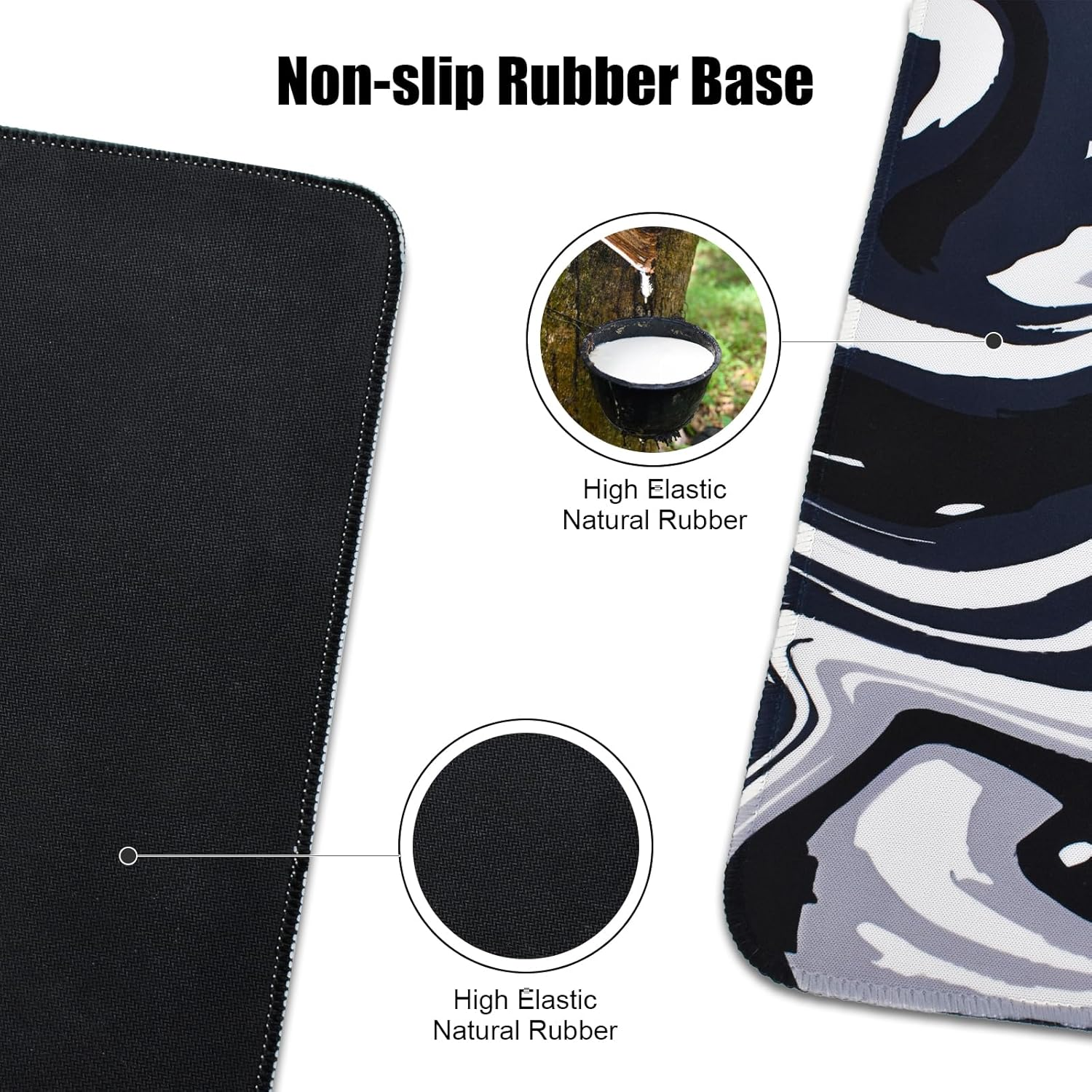 Gaming Mouse Pad 800 * 300 * 0.3Mm Big Large Desk Mat, XXL Large Mouse Pad, Non-Slip Rubber Base Waterproof Keyboard Mat with Stitched Edges, Gaming Keyboard Mouse Mat image number 2