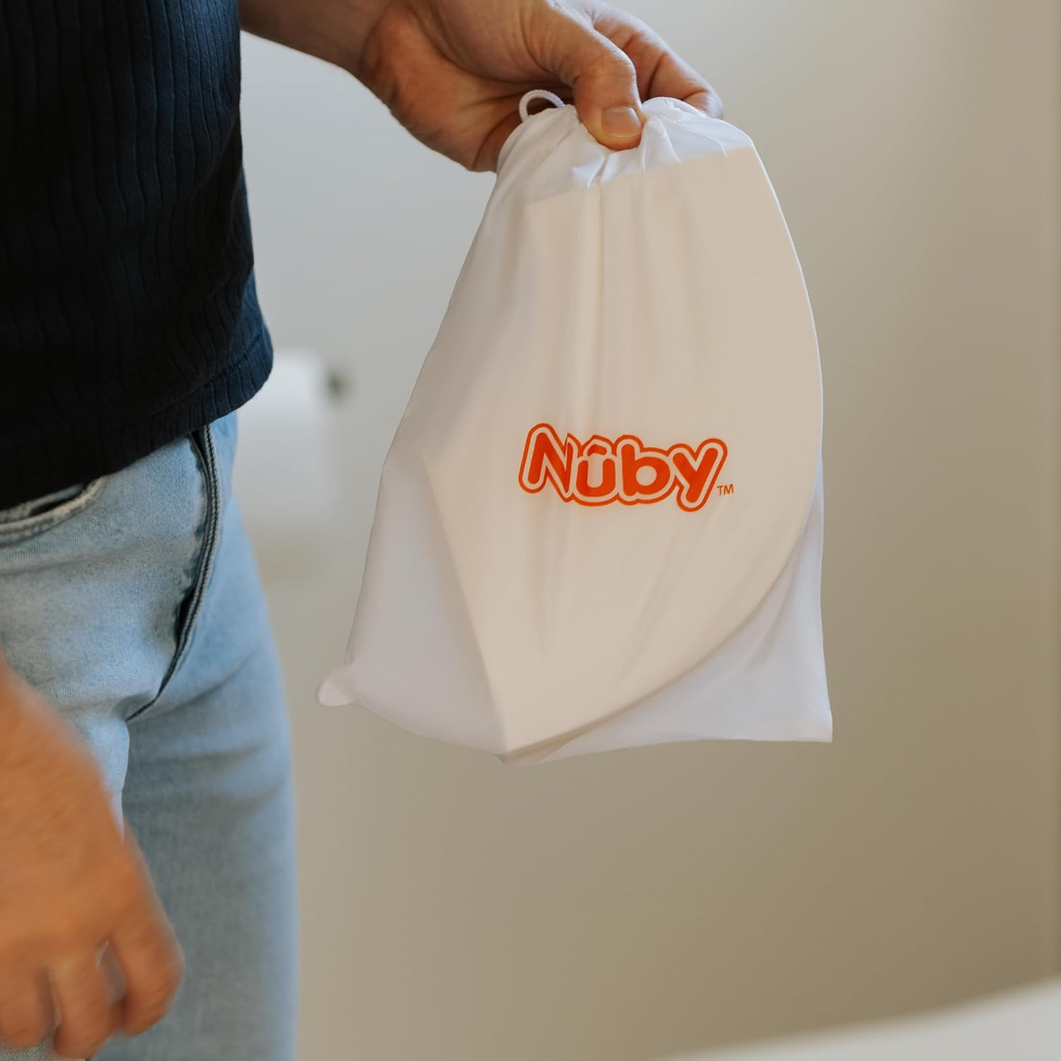 Nuby Portable Foldable Toilet Seat - Easy Potty Training | Anti-Slip | Carry Bag Included | Suitable from 18 Months image number 3