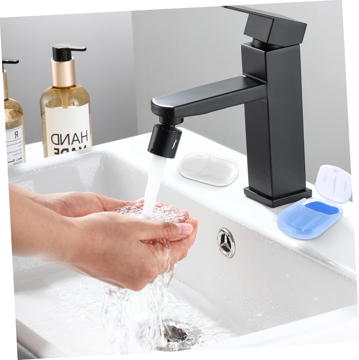 GANAZONO 120Sheets Travel Camping Accessory Paper Soap Portable Travel Soap for Outdoor Activities image number 3