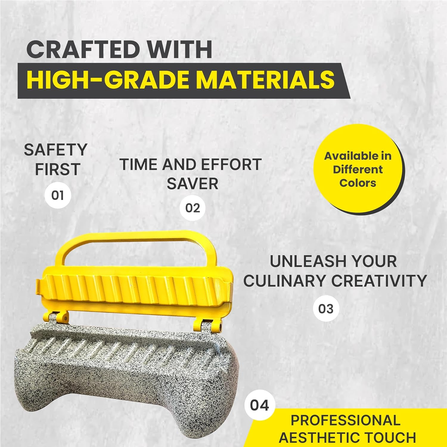 Premium Aluminum Trustella Kebab Maker | Create Flawless, Professional Skewers | Heavy-Duty, Non-Stick, Food Grade Teflon Coating, Easy Clean | the Ultimate BBQ Companion for Home Chefs (Yellow) image number 3