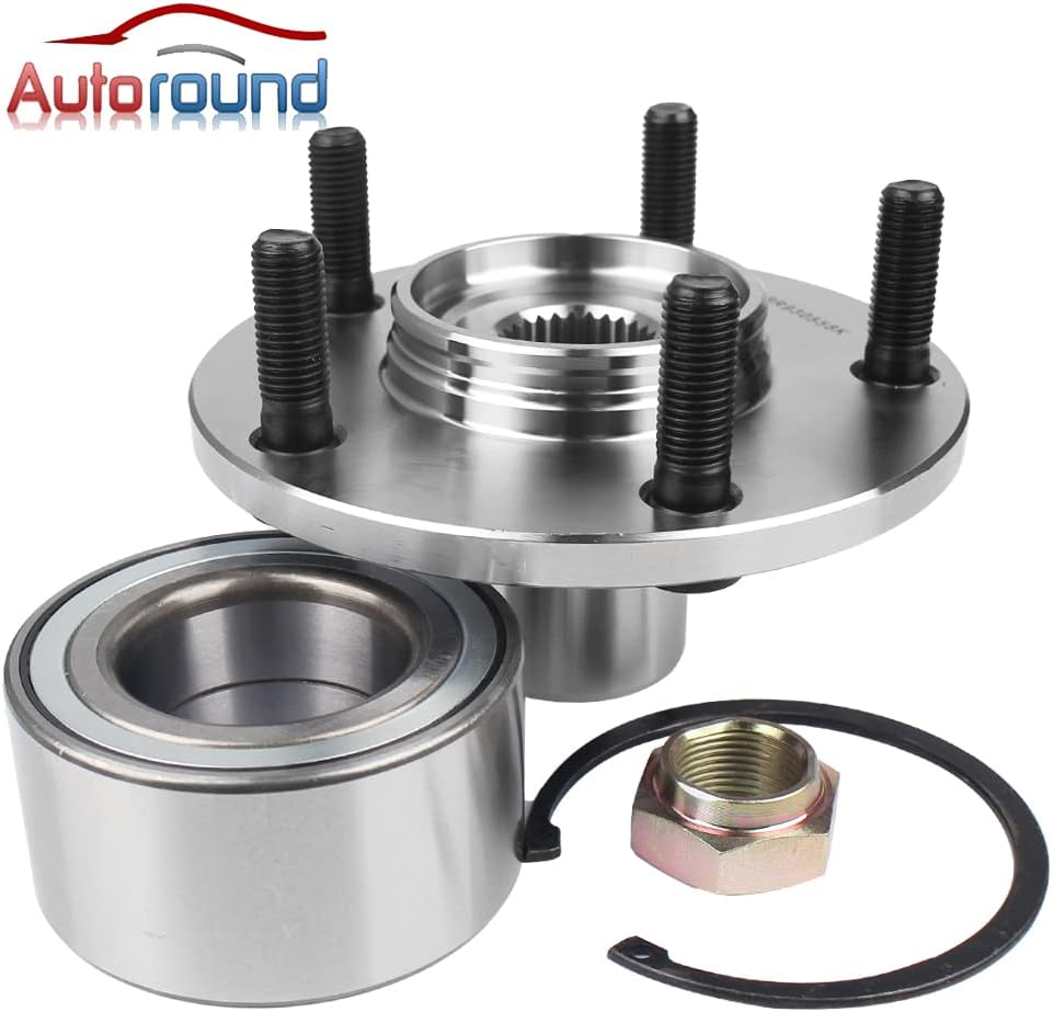Autoround BR930558K Pair Front Wheel Bearing and Hub Assembly Compatible with Jeep Compass/Patriot 2007-2013, Dodge Caliber 2007-2012 5Lugs image number 5