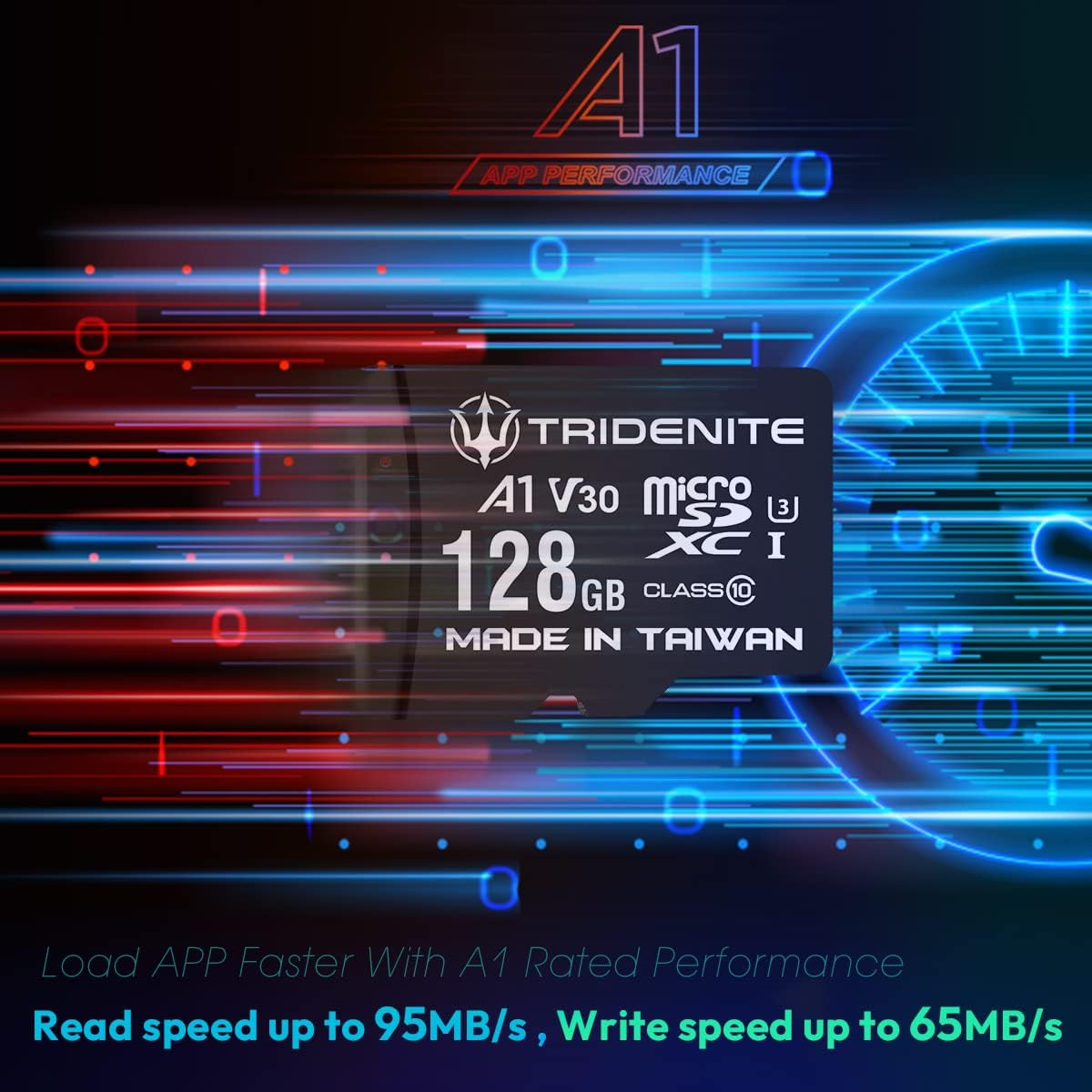 128GB Micro SD Card, Microsdxc Memory for Nintendo-Switch, Gopro, Drone, Smartphone, Tablet, 4K Ultra HD, A1 UHS-I U3 V30 C10, up to 95Mb/S Read, with SD Adapter image number 5