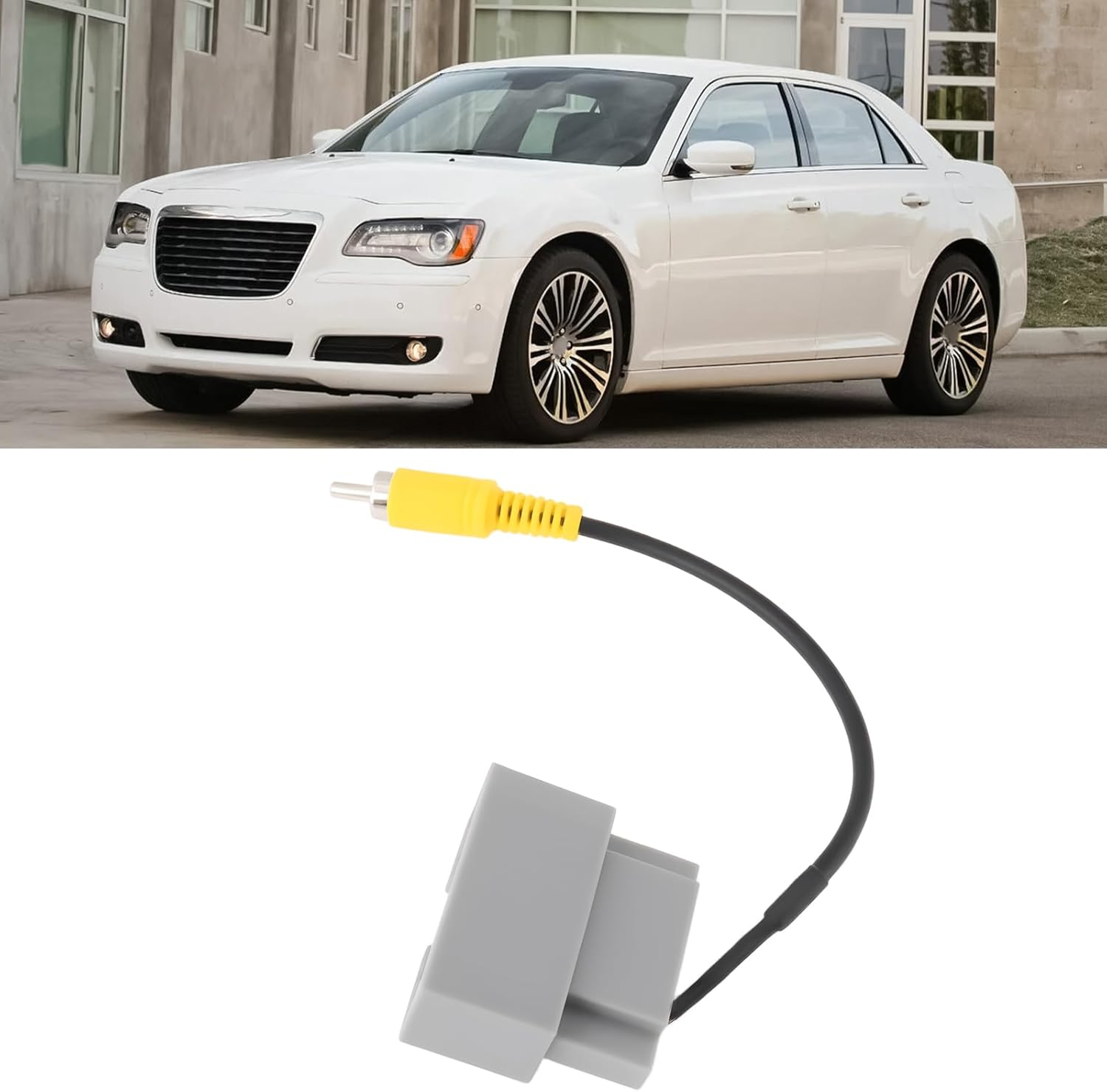 Stereo Radio Display Backup Camera Harness RCA Adapter Compatible with Chrysler Compatible with Dodge image number 3