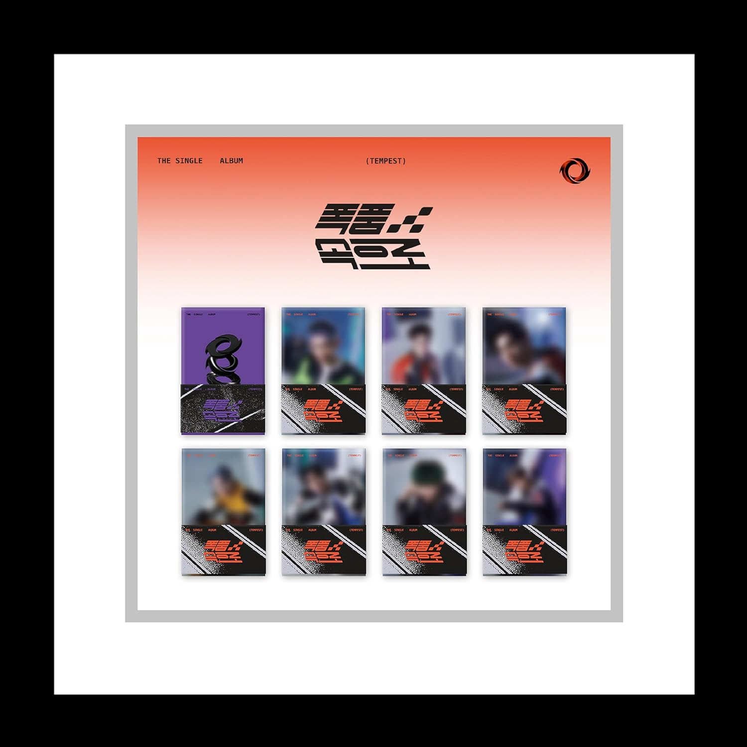 TEMPEST into the Storm 폭풍 속으로 1St Single Album POCA Random Version Photostand Package+1P QR Card+2P Photocard+2Ea Sticker+1Ea User Guide+Tracking Sealed image number 6