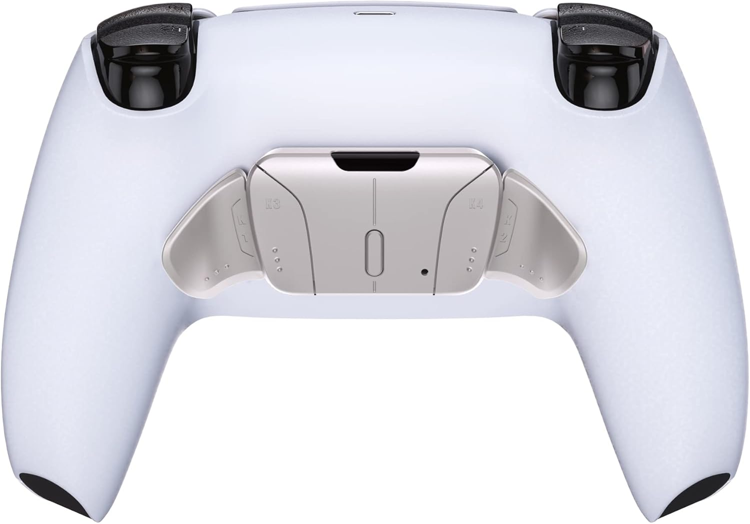 Turn Rise & RISE4 to RISE4 RMB Kit &ndash; Silver Real Metal Buttons (RMB) Version K1 K2 K3 K4 Back Buttons Housing & Remap PCB Board for PS5 Controller Extremerate Rise & RISE4 Remap Kit image number 4