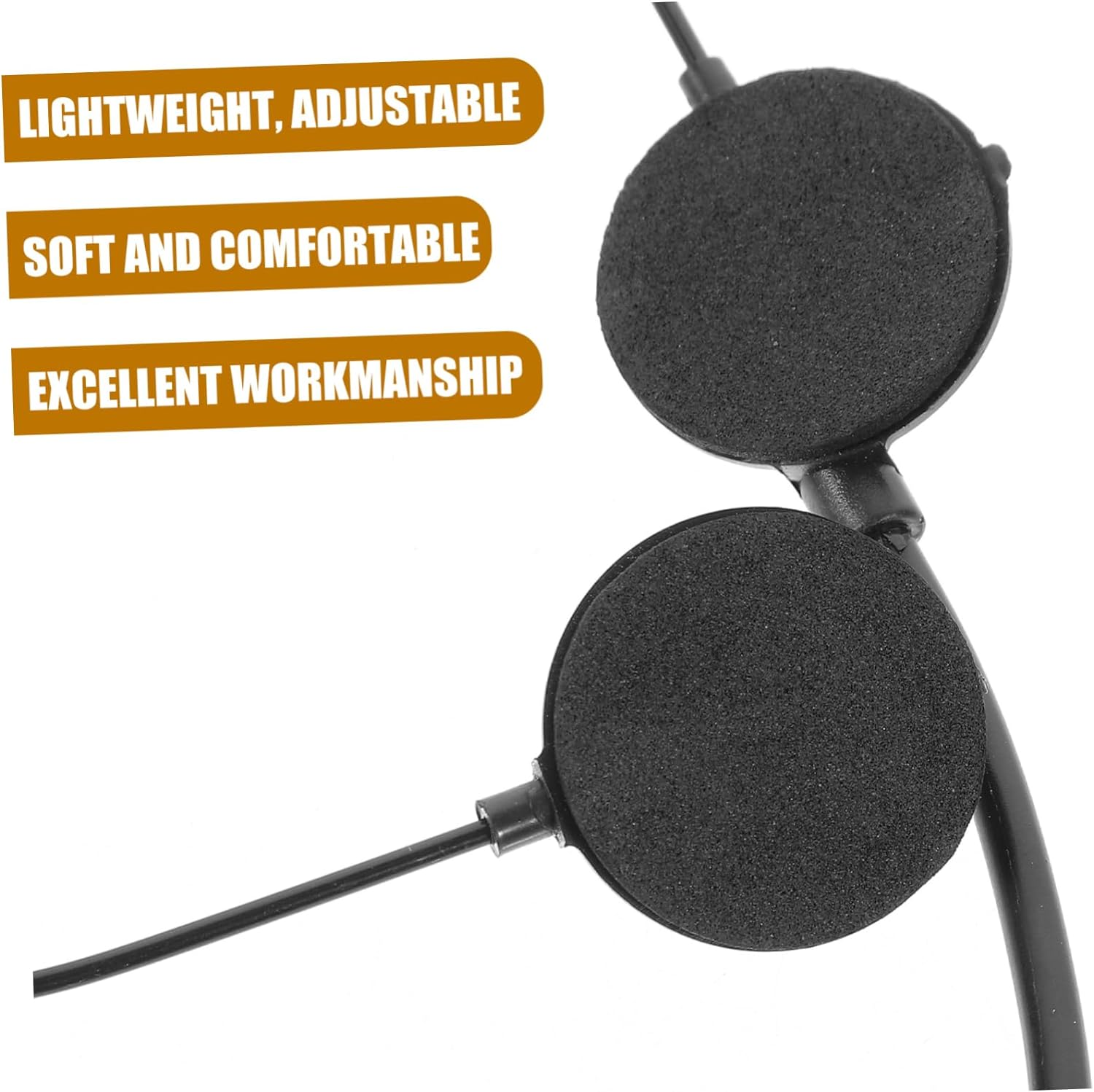 Hohopeti 2Pcs Fake Headphone Props Plastic Singer Headset Cosplay Costume for Child