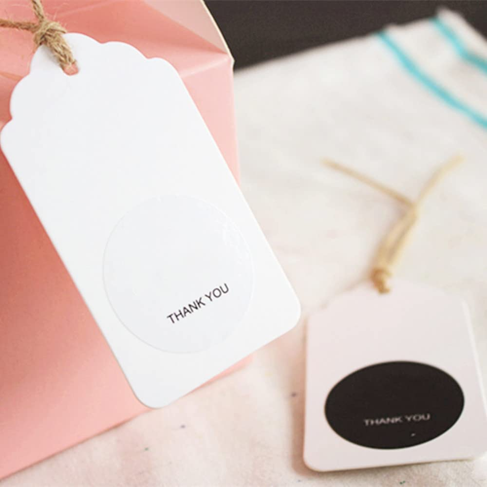 200PCS Blank Kraft Gift Tags with Twine String for Packing and Art Craft (1.8X3.7Inch/4.5X9.5Cm)