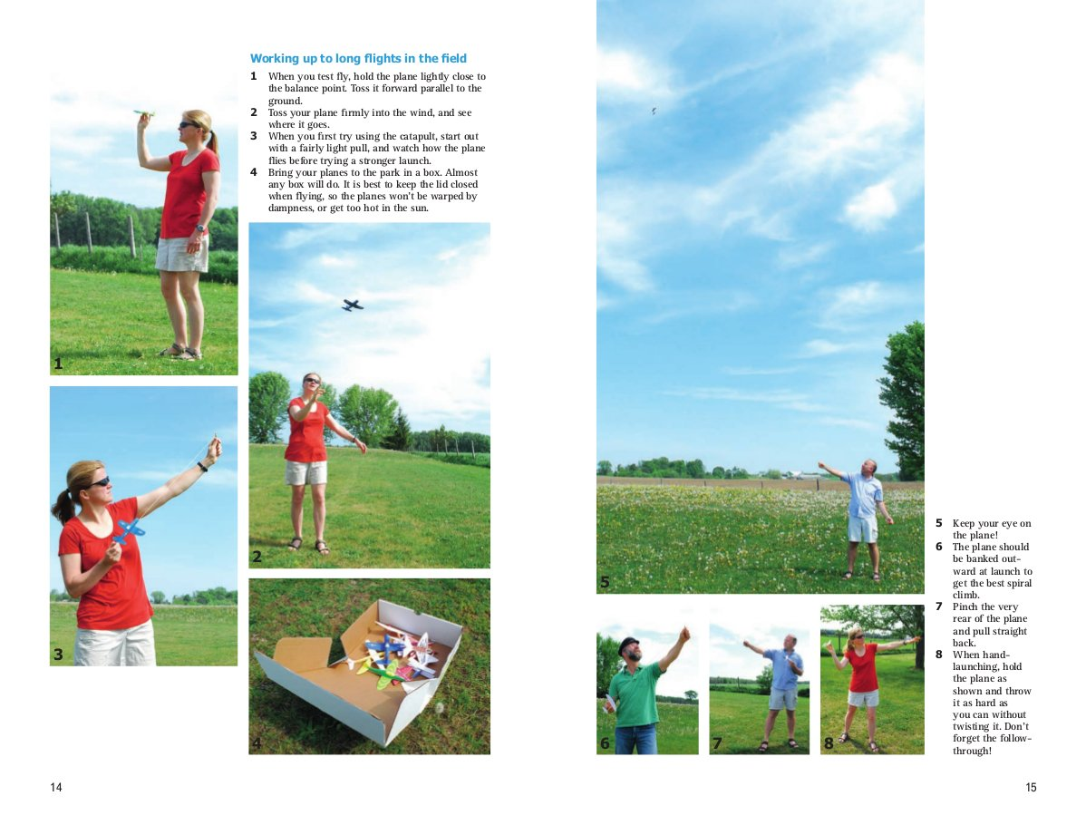 High-Performance Paper Airplanes Kit: 10 Pre-Cut, Easy-To-Assemble Models: Kit with Pop-Out Cards, Paper Airplanes Book, & Catapult Launcher: Great for Kids and Parents! image number 2