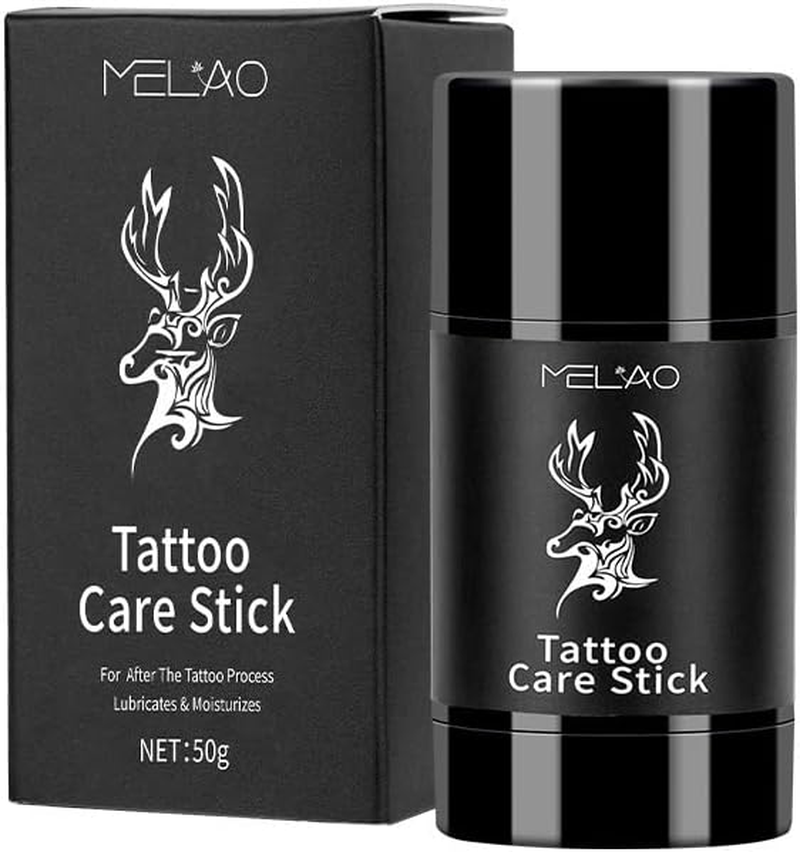 Tattoo Aftercare Butter Stick - 50G, Lubricates & Moisturizes with Shea Butter, Nut Oil & Sunflower Extract, Healing Brightener, Color Enhance image number 2