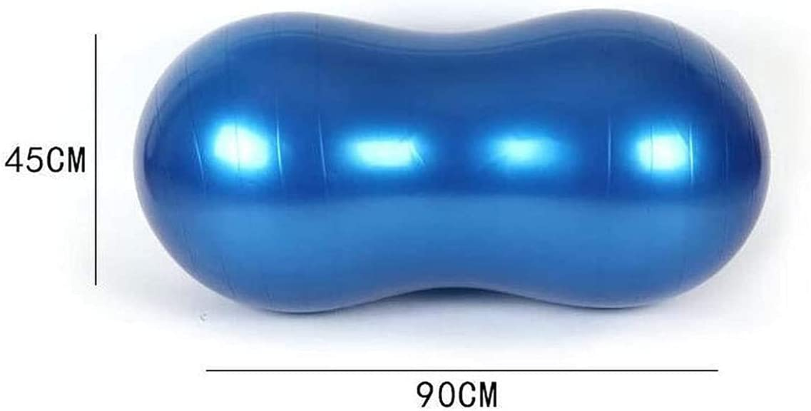 Peanut Type Yoga Balance Ball Fitness Ball with Pump for Beginners Peanut Ball Gym Rehabilitation Weight Loss Fitness image number 4