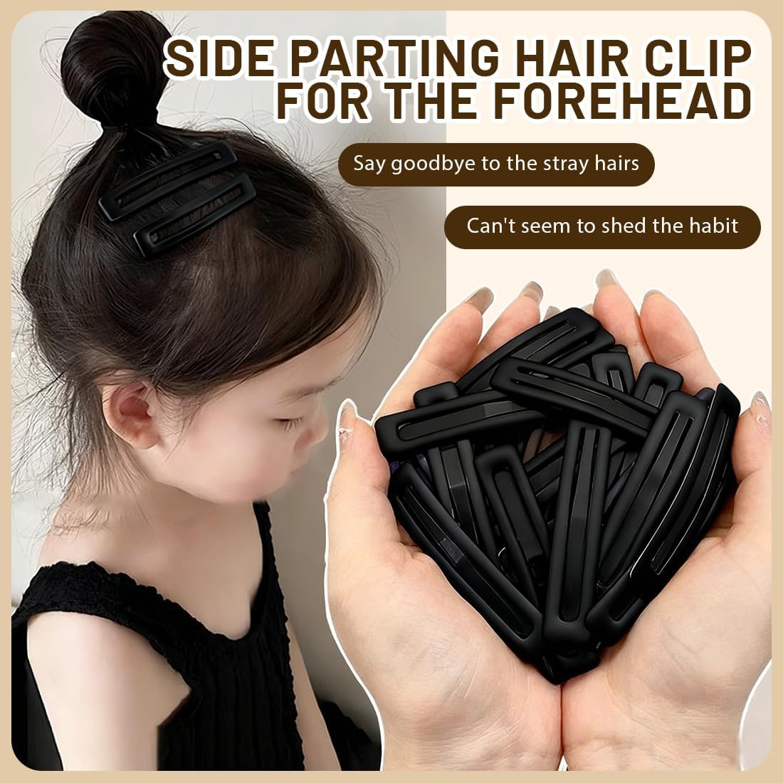 ROKZELT Pack of 20 Hair Clips, Women'S Thin Hair, 7 Cm, Automatic French Hair Clips, Volume Clip, French Barrette Clip, Colourful Hair Clips, Hair Clip for Girls and Women (4 Colours) image number 1