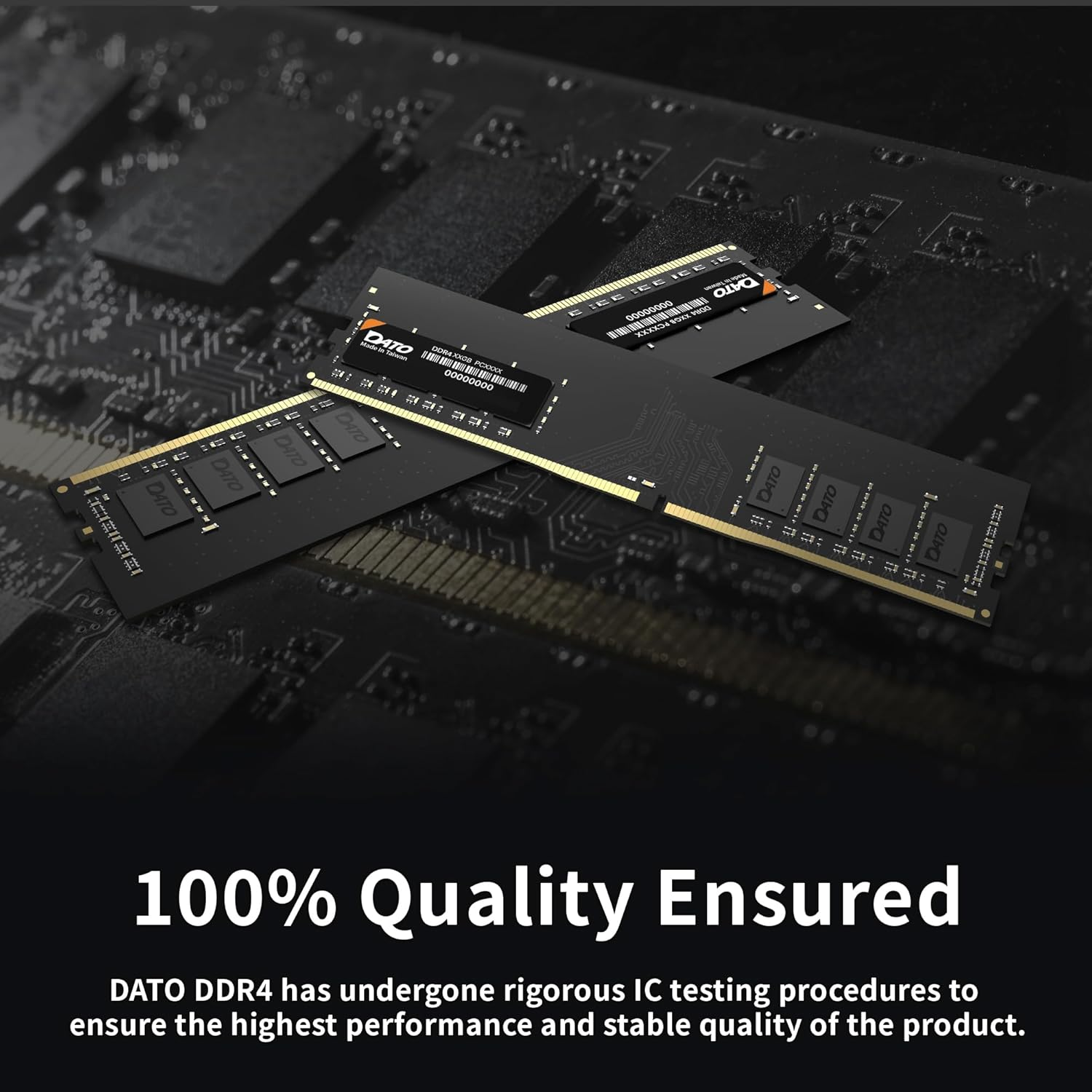 DATO DDR4 RAM 32GB | 16Gbx2 | Memory RAM 3200Mhz CL22 PC4-25600 1.2V 288-Pin Non-Ecc Unbuffered Dimm | Desktop Memory Module Udimm image number 3