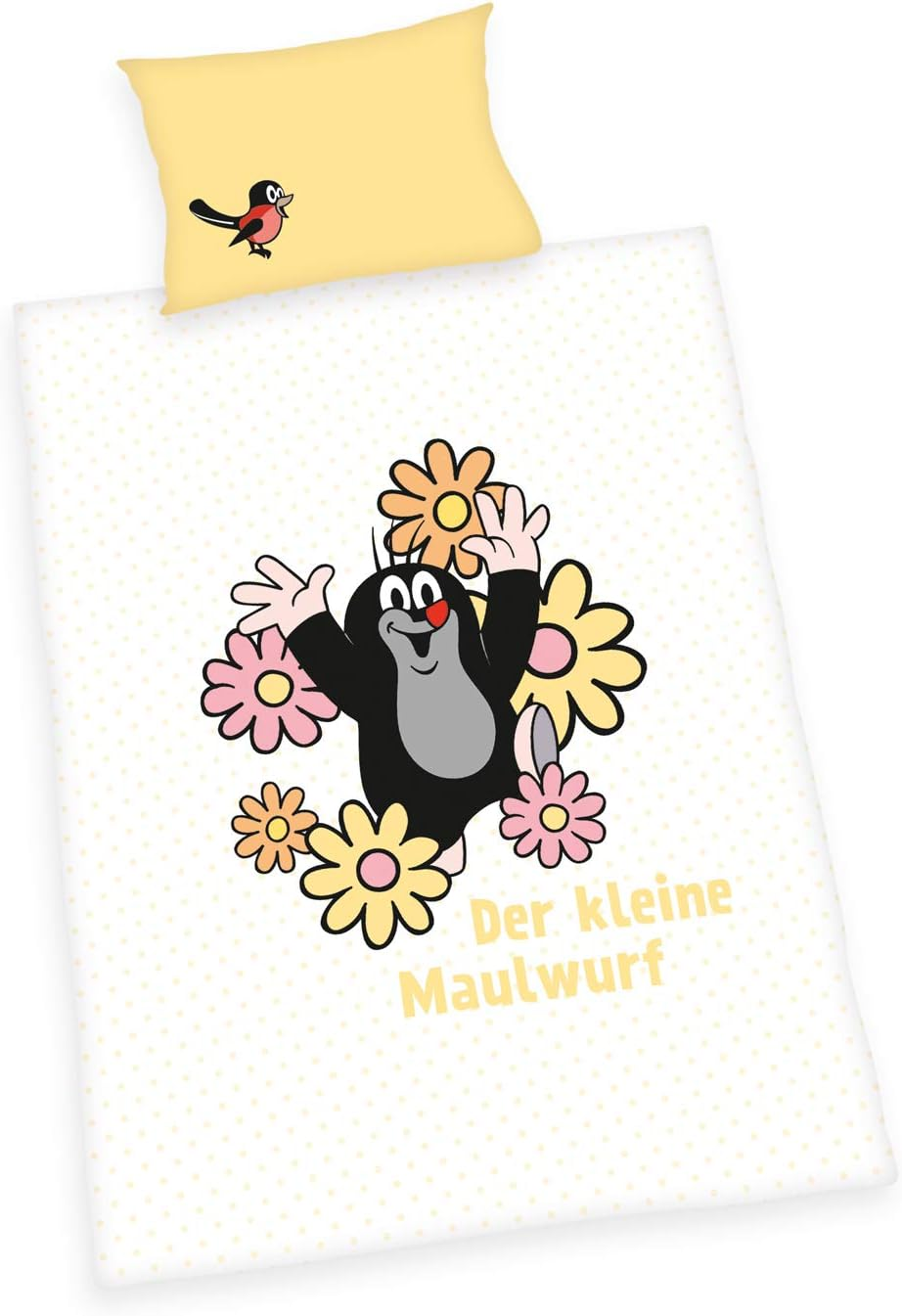 Herding Bedding Set, Cotton, Blue/White, 40 X 60 Cm,100 X 135 Cm