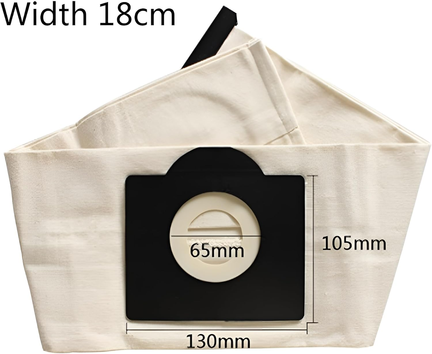 Reusable Cloth Vacuum Bag for Shop-Vac 20&ndash;30L, Karcher WD/MV/NT Series, Pullman, Wertheim & More &ndash; Durable Non-Woven Dust Collection Bag