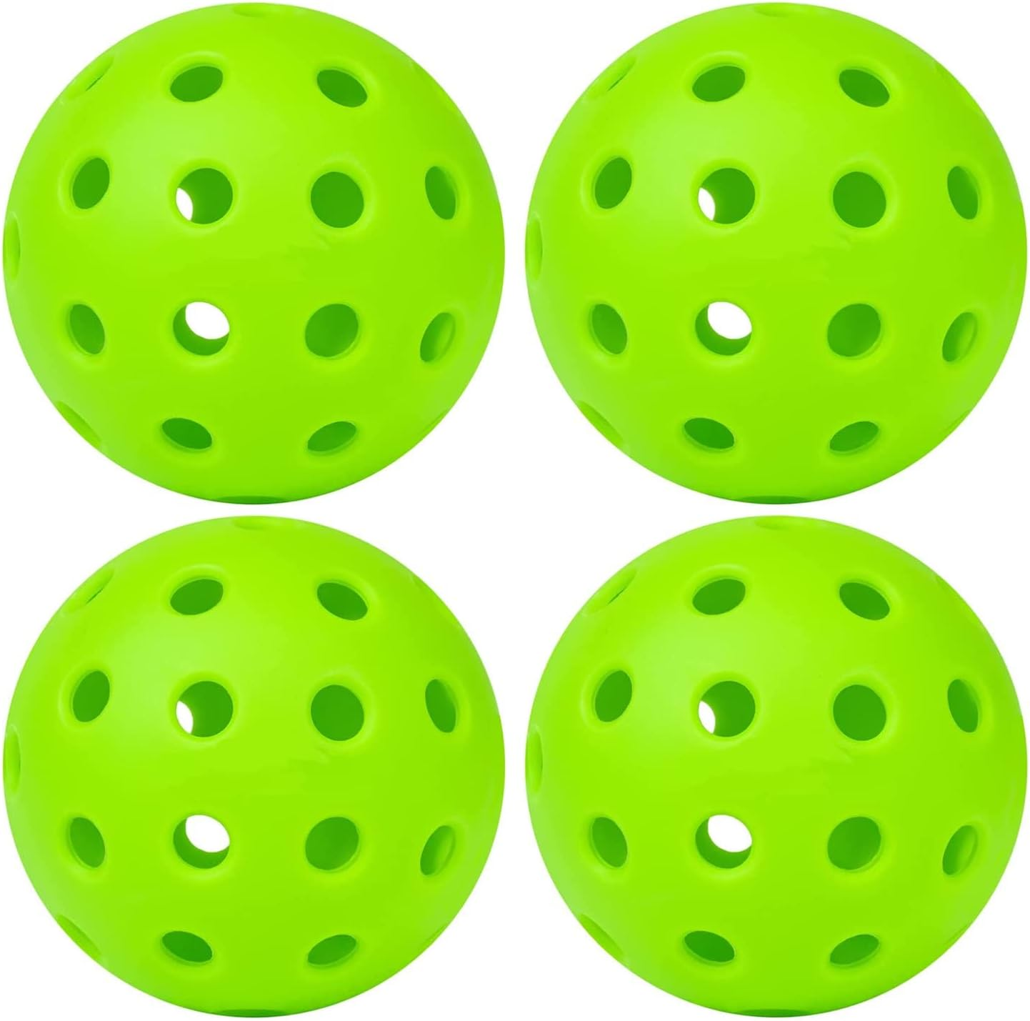 Emapoy Pickleballs Balls,Outdoor Pickleballs Balls, Sports Outdoor Pickleballs, Pickle Ball Outside, 4 Bulk Packs of Pickleballs