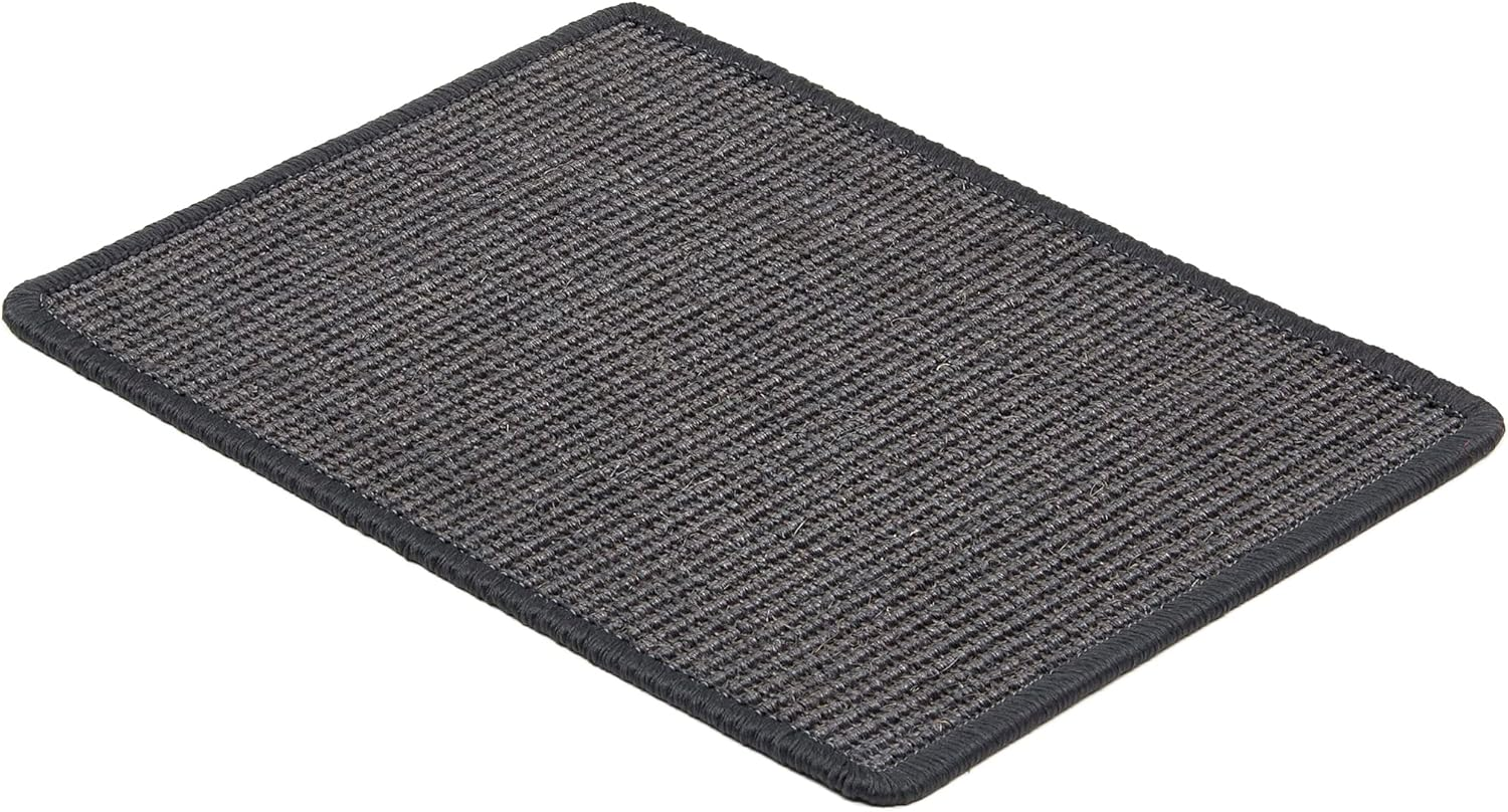Scratching Mat for Cats - Doormat Sisal Scratching Mat - Natural Sisal Mat Robust - Mat Made of 100% Sisal - Cat Scratching Mat Anthracite 30 X 40 Cm image number 4