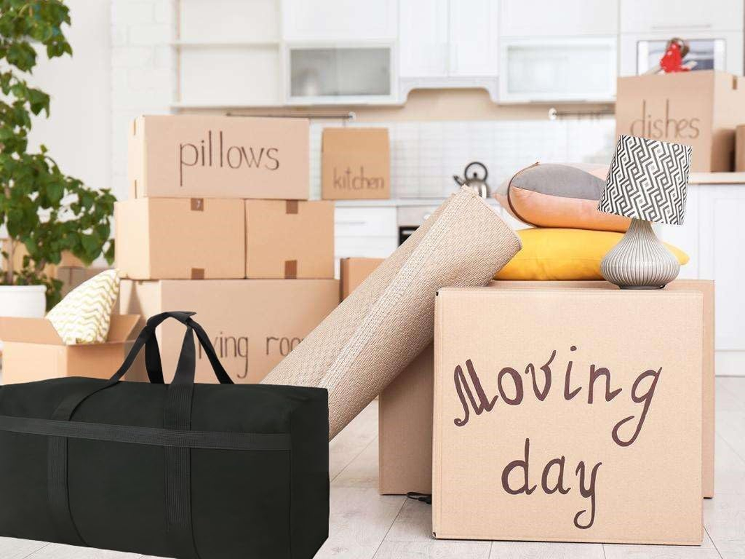 Sharmgoria Huge Duffel Bag, Black Canvas, 37 X 11.8 X 22 In, Simple image number 4