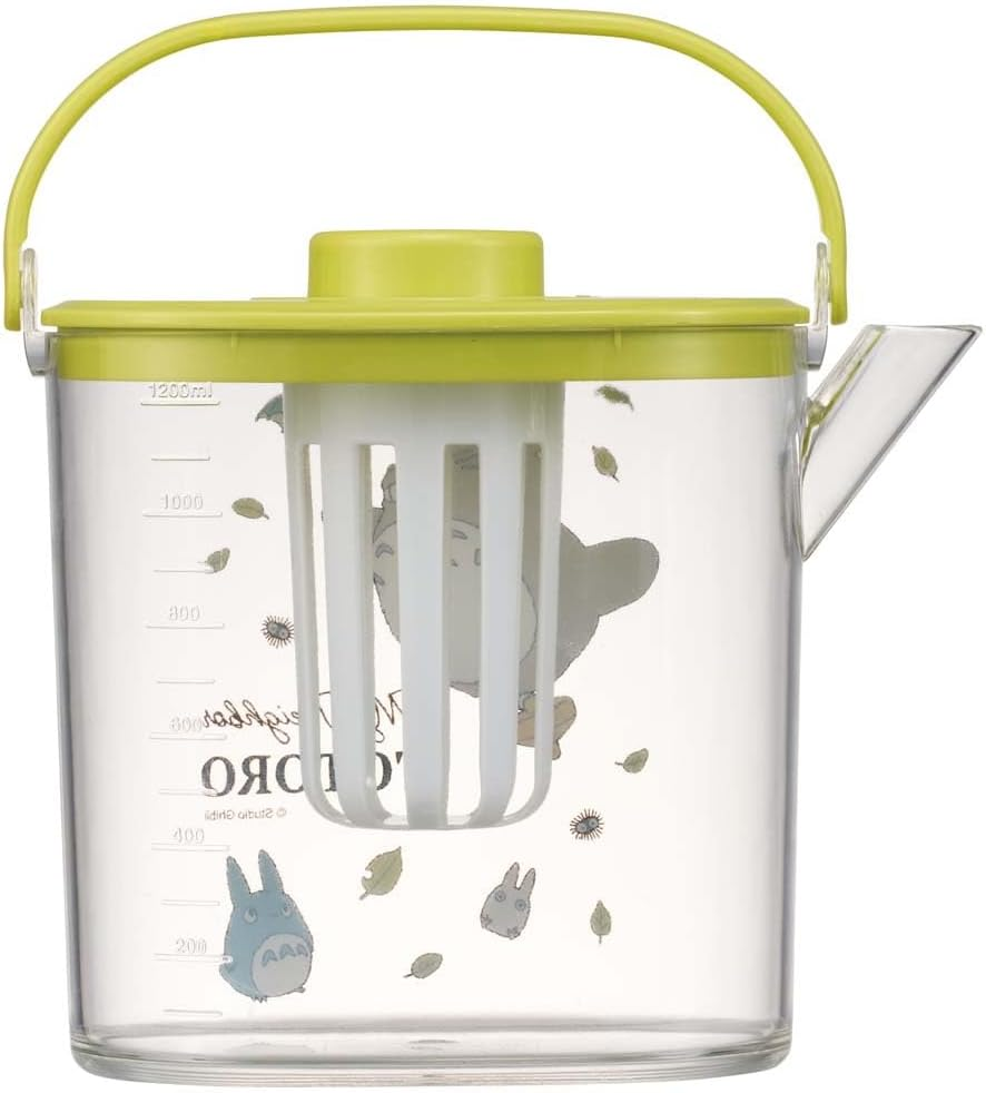 Skater CM10-A My Neighbor Totoro Studio Ghibli Cold Tea Pot with Tea Infuser, Cold Water Bottle, Heat Resistant, Hot Water OK - Chromi image number 7