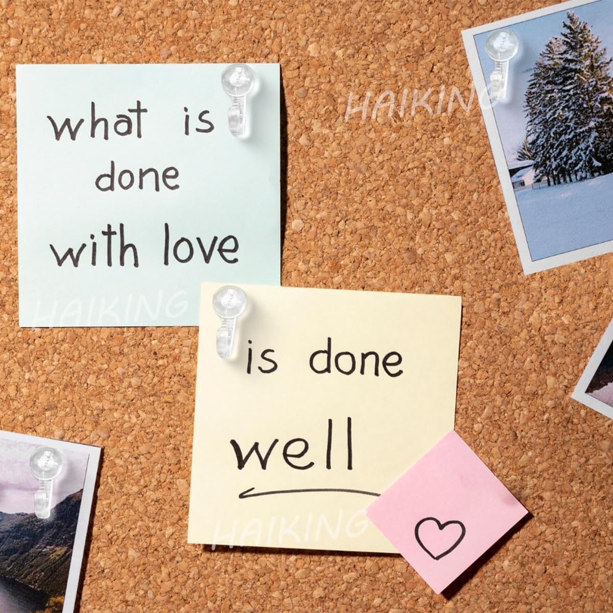 Pin Tack Hooks, 100 PCS Thumb Tacks Hook for Photo Walls, Bulletin Boards (2.3 X 1.4 Cm/0.9 X 0.55 In)