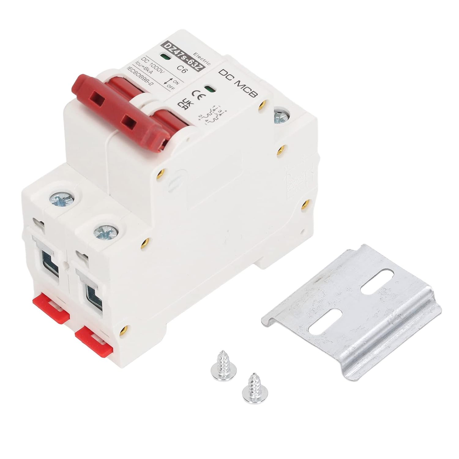 6A DC Circuit Breaker, Fast Decoupling, Miniature Circuit Breaker, Arc Extinguishing, Easy to Install, Wide Application with DC, Especially Dz47S 63Z, For image number 6